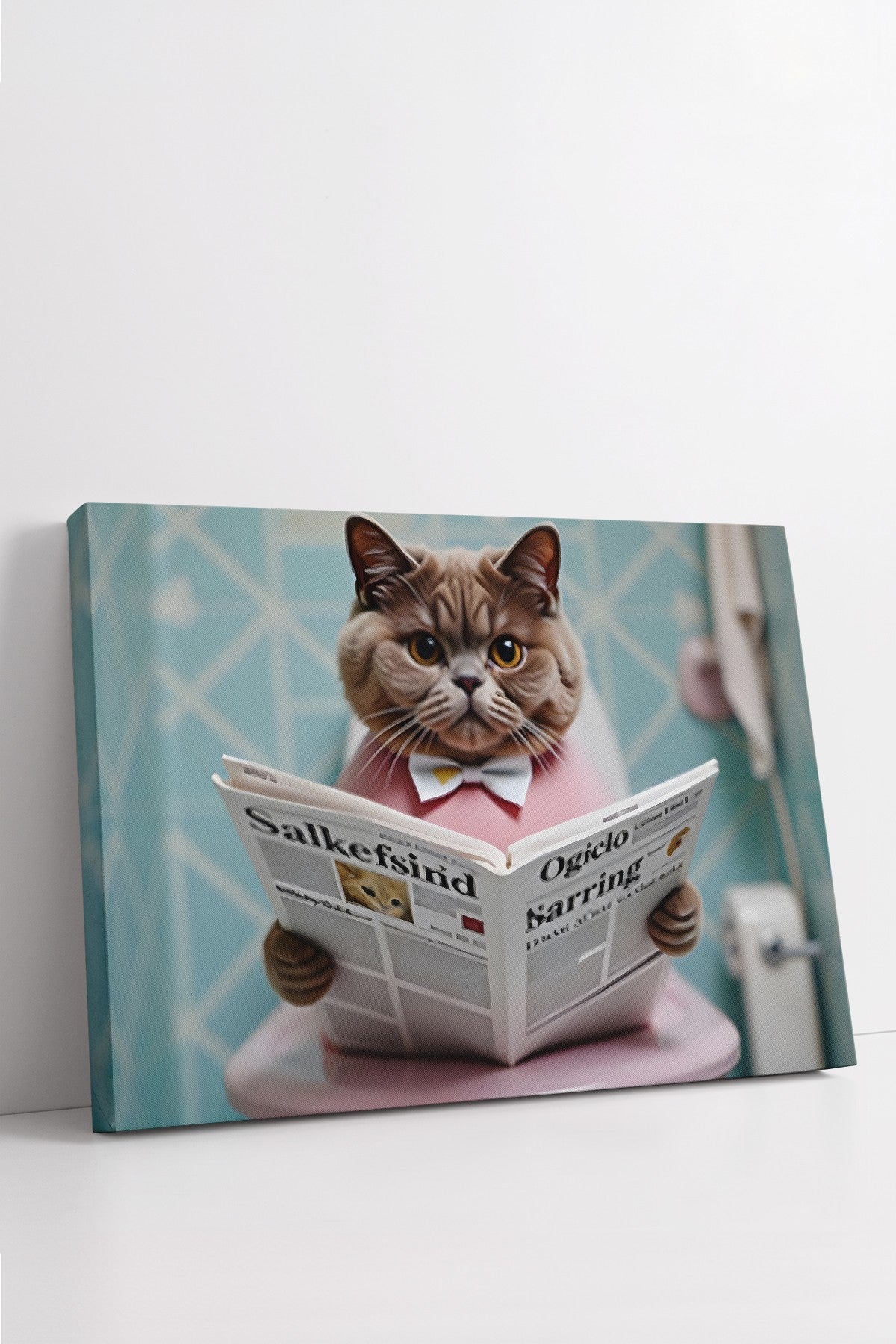 Quadro Decorativo em Tela 50x70cm - Arte Multicolor em Canvas 100% - Espessura 3cm para Decoração de Interiores