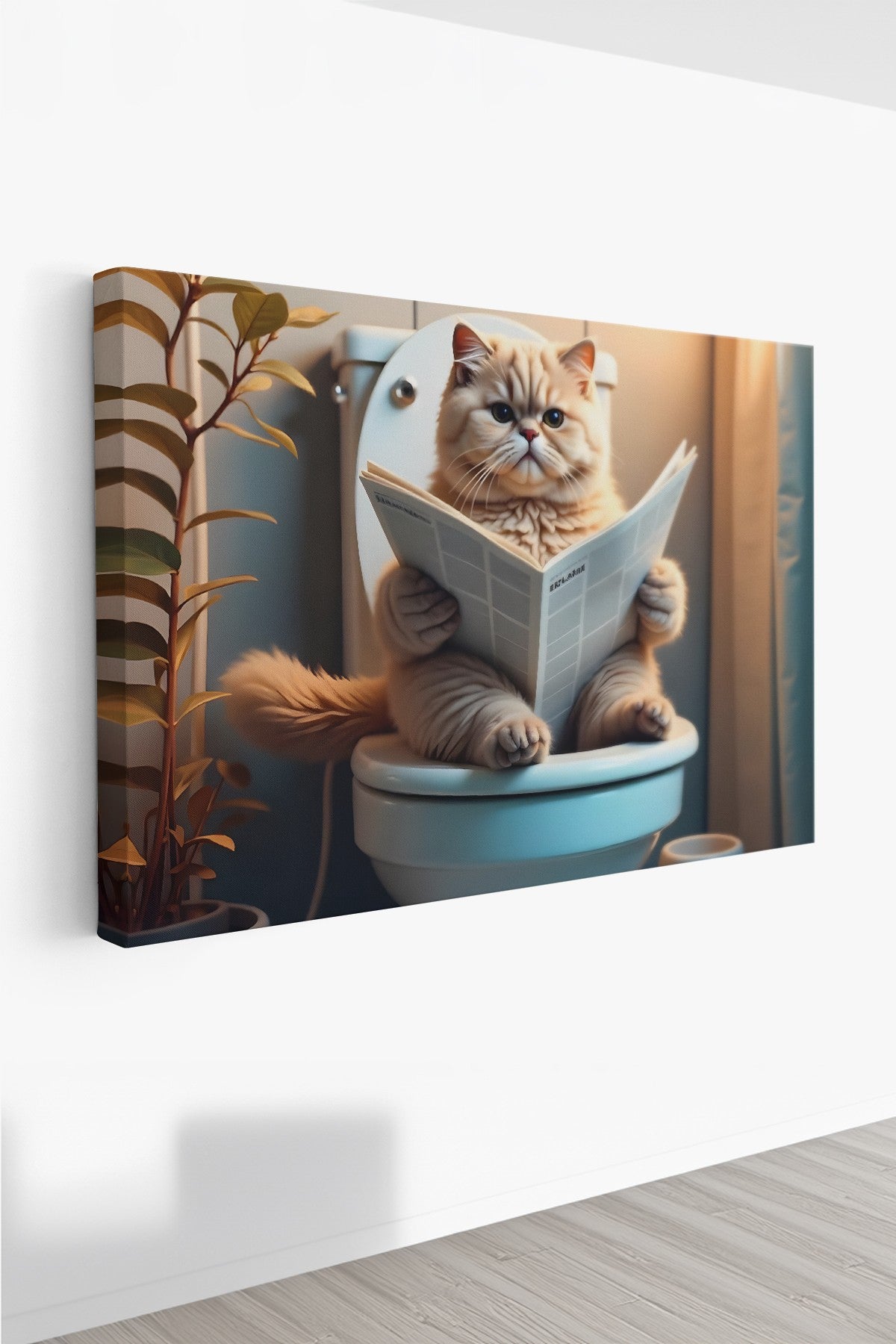 Quadro Decorativo em Tela 40x60cm - Arte Multicolor Premium 100% Canvas 3cm Espessura