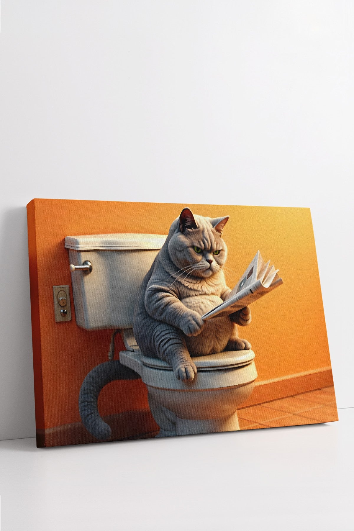 Quadro Decorativo em Tela 50x70cm - Arte Multicolor em Canvas 100% - Espessura 3cm para Decoração de Interiores