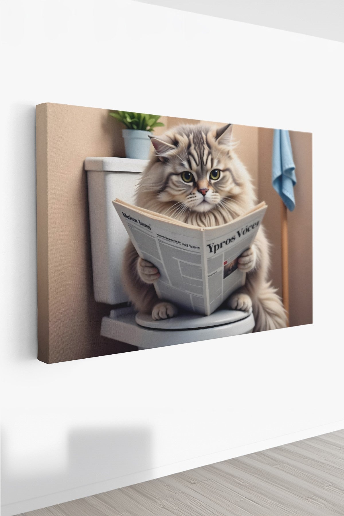 Quadro Decorativo em Tela 40x60cm - Arte Multicolor Premium 100% Canvas 3cm Espessura