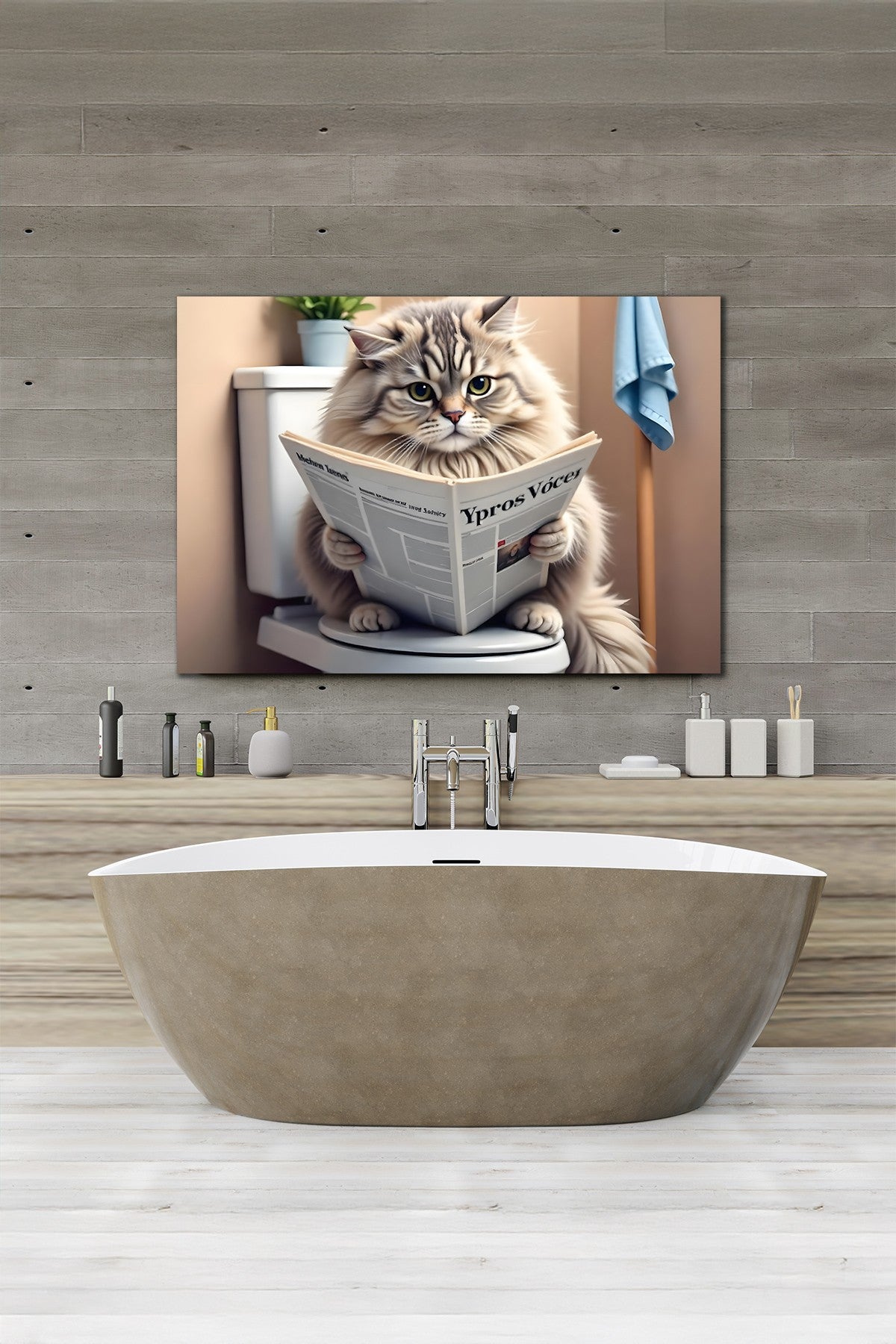 Quadro Decorativo em Tela 50x70cm - Arte Multicolor em Canvas 100% - Espessura 3cm para Decoração de Interiores