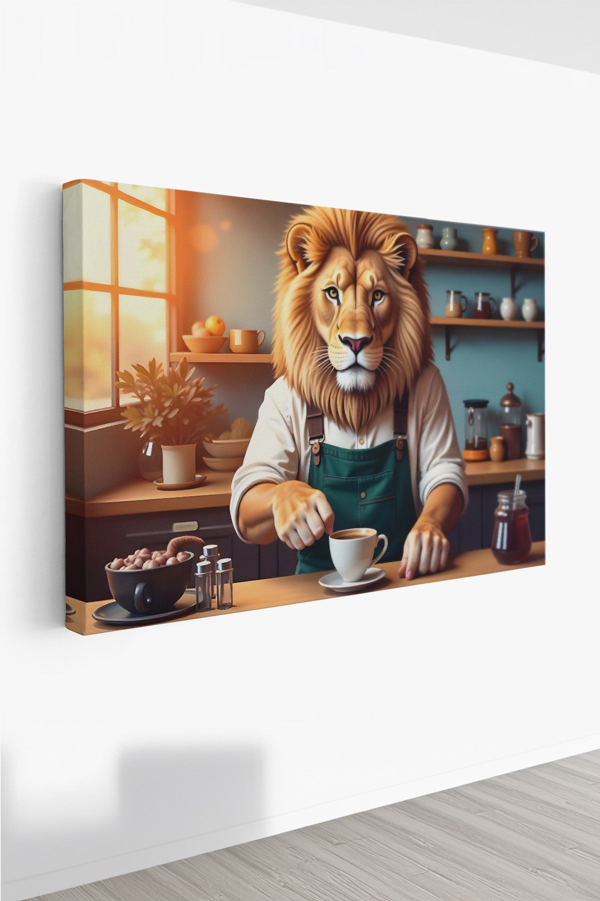 Quadro Decorativo em Tela 40x60cm - Arte Multicolor Premium 100% Canvas 3cm Espessura