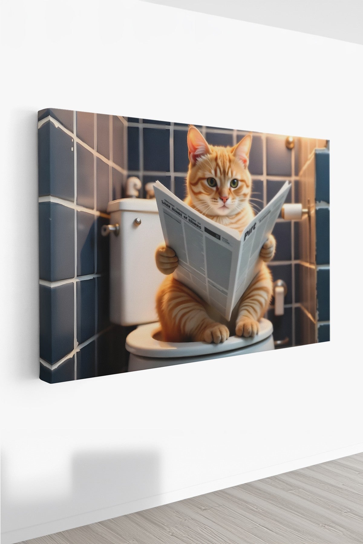 Quadro Decorativo em Tela 50x70cm - Arte Multicolor em Canvas 100% - Espessura 3cm para Decoração de Interiores