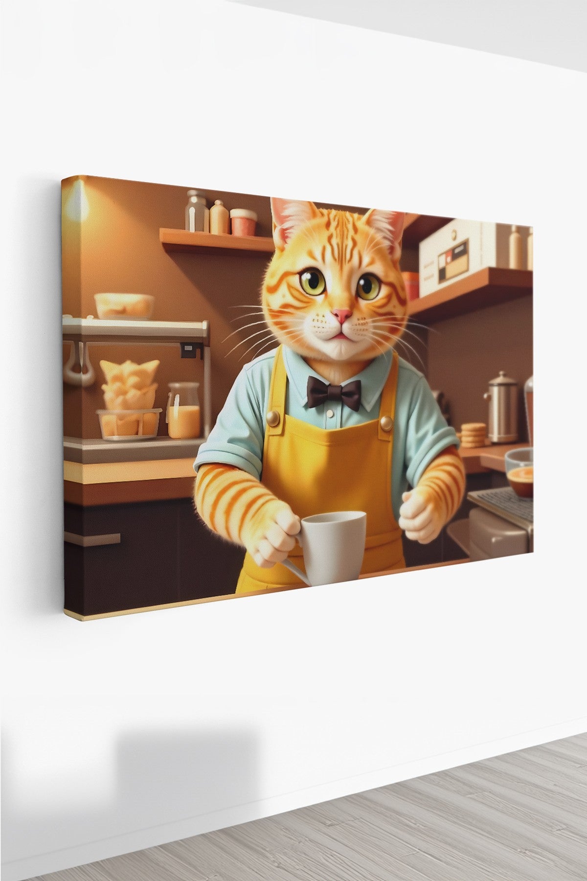 Quadro Decorativo em Tela 40x60cm - Arte Multicolor Premium 100% Canvas 3cm Espessura