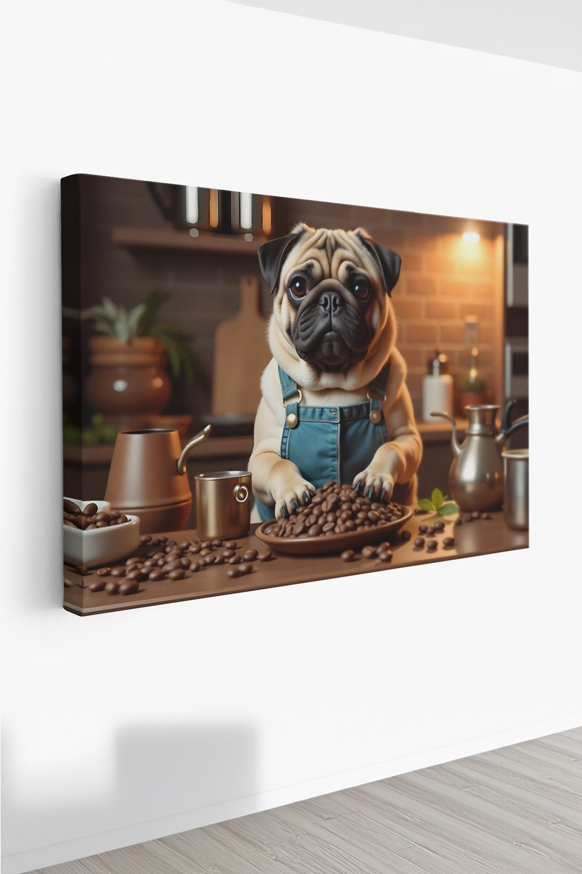 Quadro Decorativo em Tela 40x60cm - Arte Multicolor Premium 100% Canvas 3cm Espessura