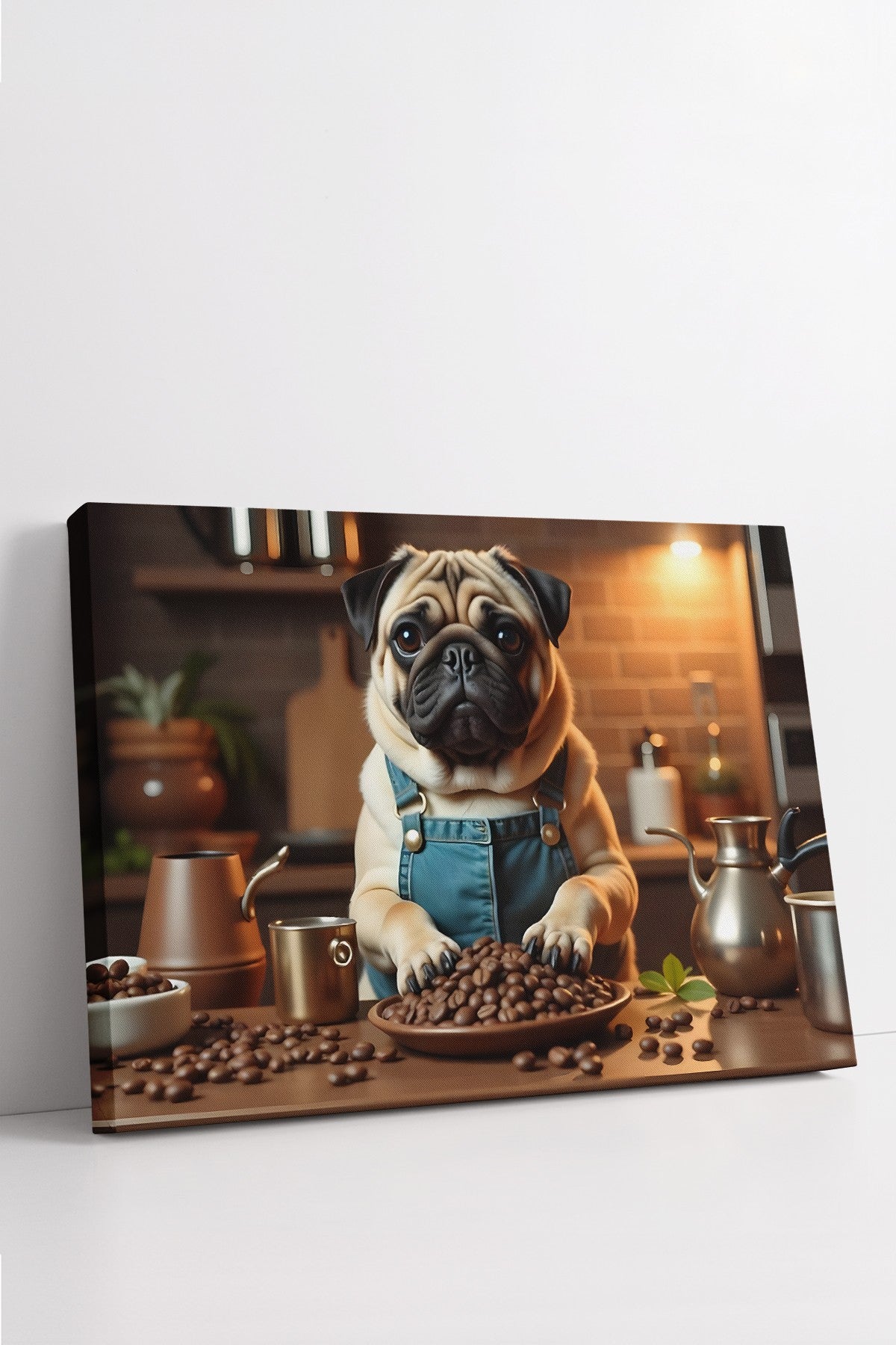 Quadro Decorativo em Tela 50x70cm - Arte Multicolor em Canvas 100% - Espessura 3cm para Decoração de Interiores