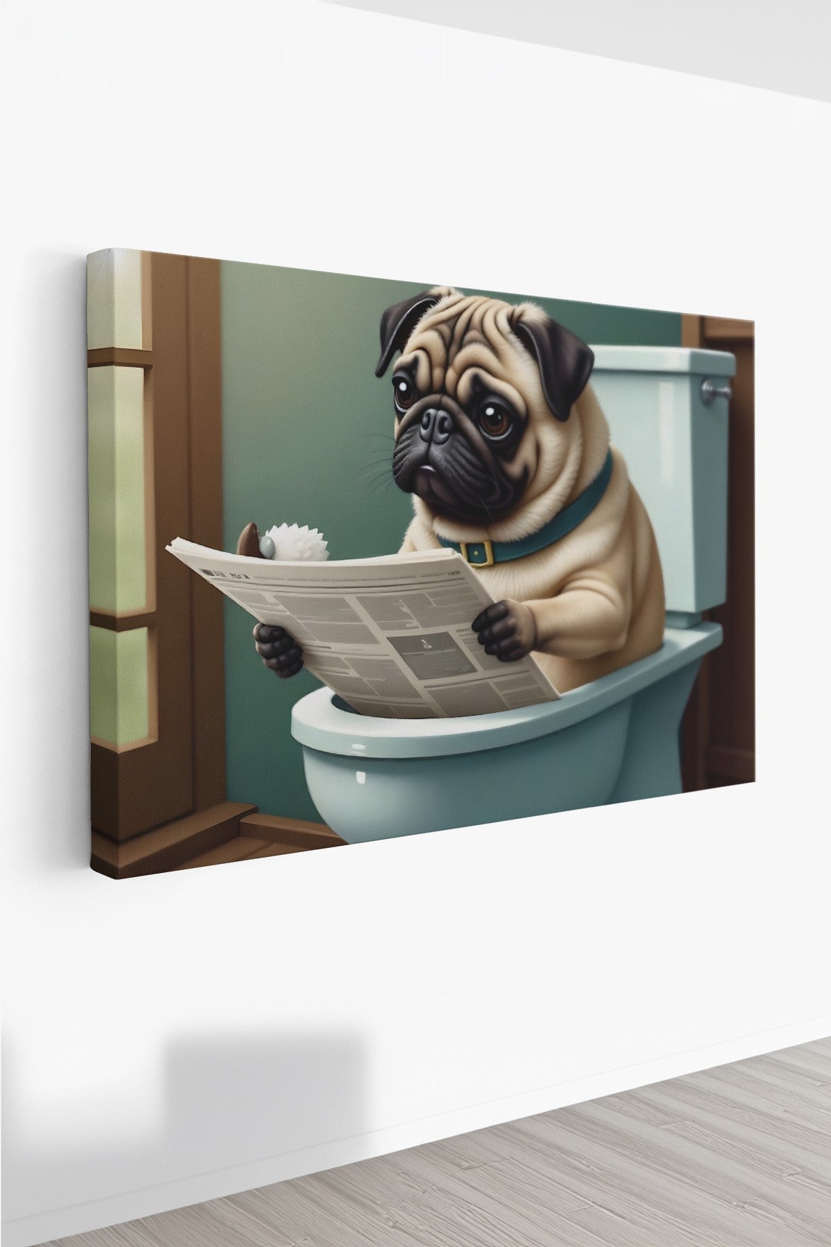 Quadro Decorativo em Tela 40x60cm - Arte Multicolor Premium 100% Canvas 3cm Espessura