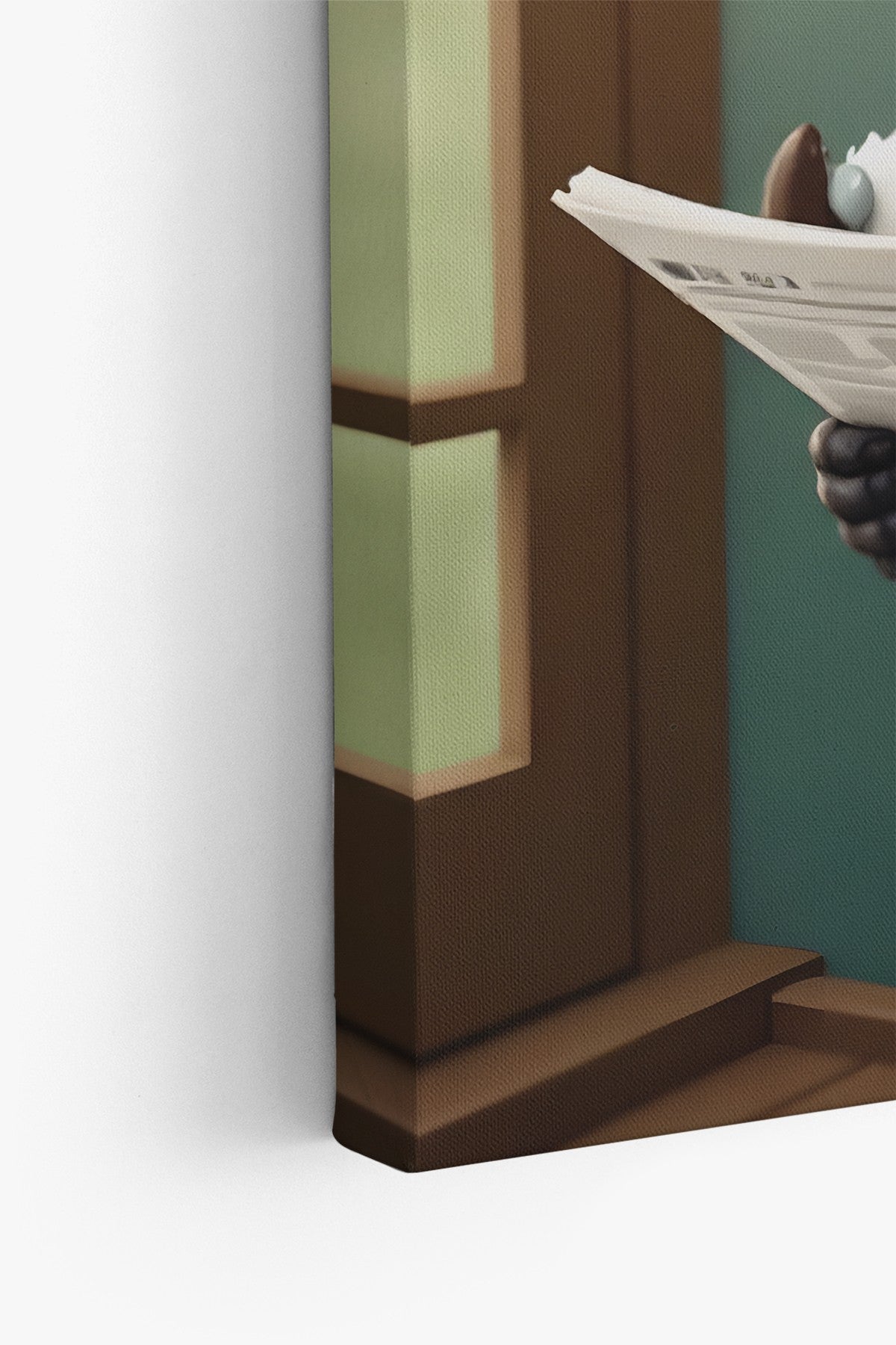 Quadro Decorativo em Tela 50x70cm - Arte Multicolor em Canvas 100% - Espessura 3cm para Decoração de Interiores