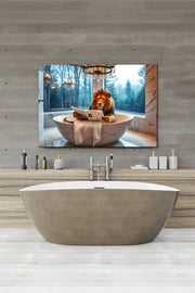 Quadro Decorativo em Tela 50x70cm - Arte Multicolor em Canvas 100% - Espessura 3cm para Decoração de Interiores