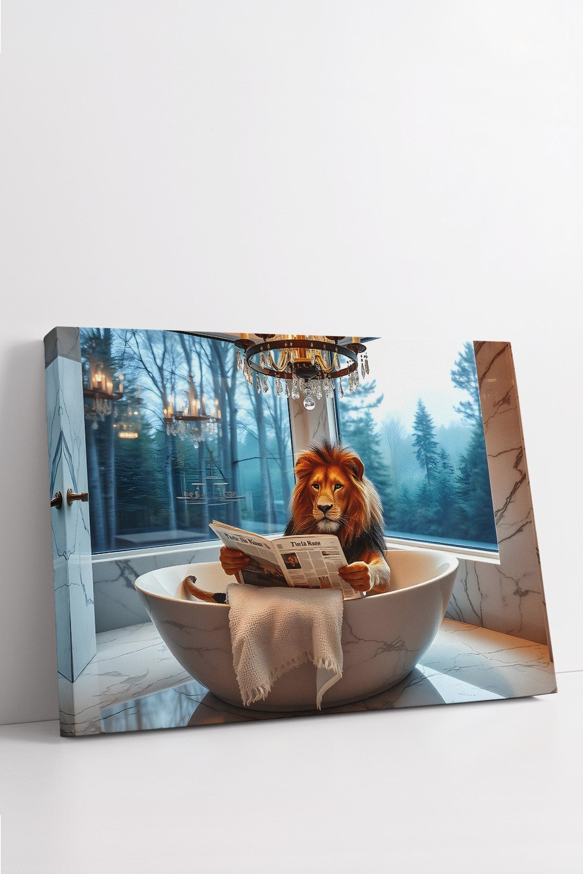 Quadro Decorativo em Tela 70x100cm - Arte Multicolor Premium 100% Canvas 3cm Espessura