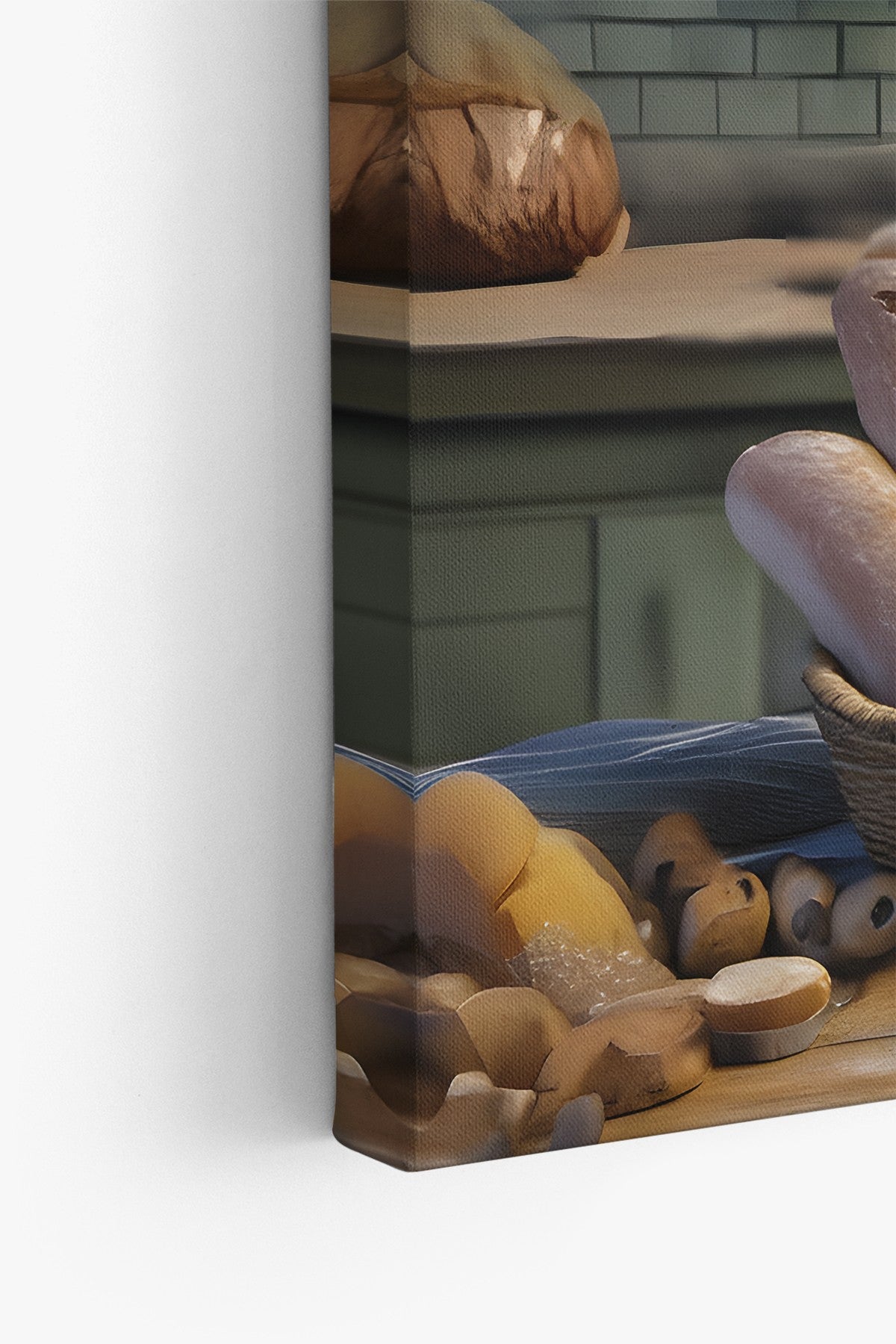 Quadro Decorativo em Tela 50x70cm - Arte Multicolor em Canvas 100% - Espessura 3cm para Decoração de Interiores