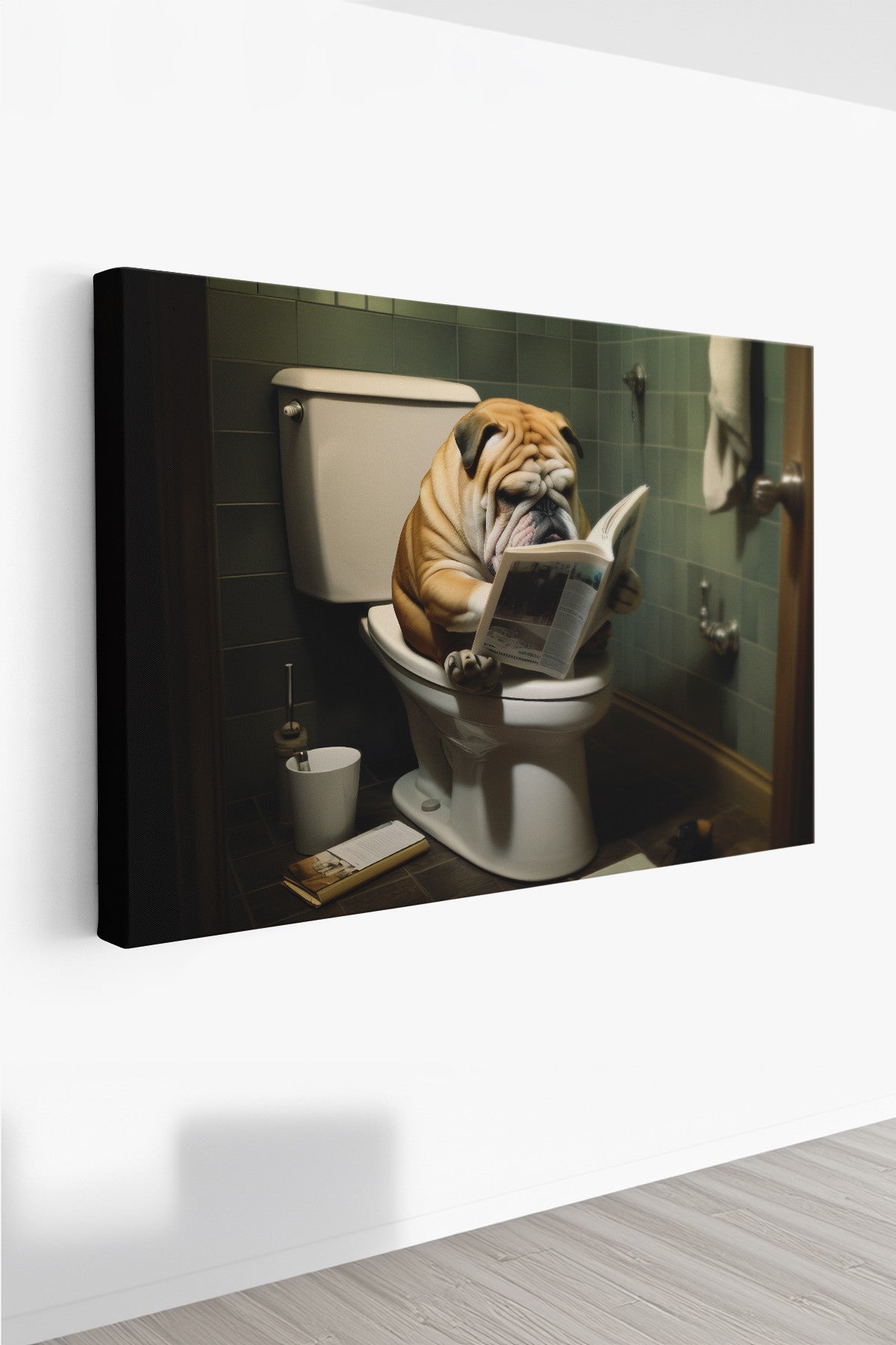 Quadro Decorativo em Tela 50x70cm - Arte Multicolor em Canvas 100% - Espessura 3cm para Decoração de Interiores