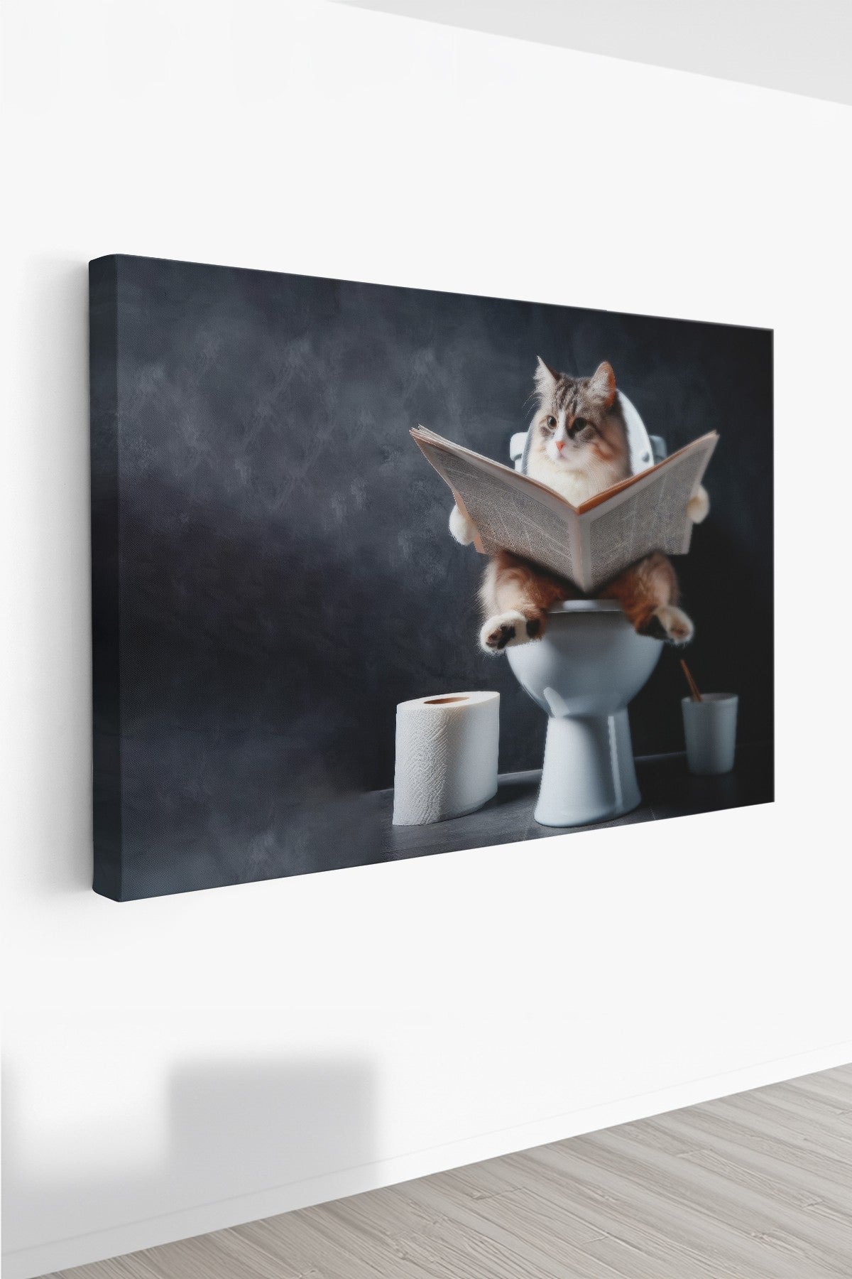 Quadro Decorativo em Tela 40x60cm - Arte Multicolor Premium 100% Canvas 3cm Espessura