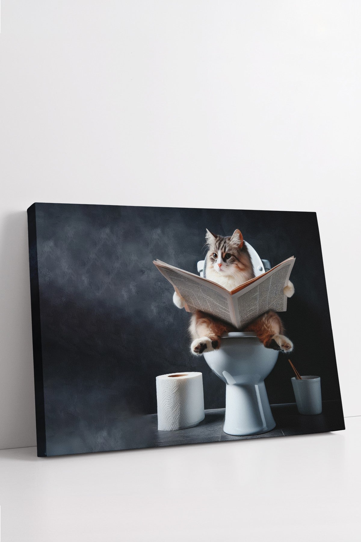 Quadro Decorativo em Tela 50x70cm - Arte Multicolor em Canvas 100% - Espessura 3cm para Decoração de Interiores