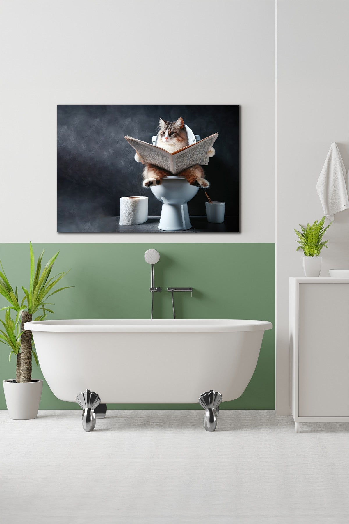 Quadro Decorativo em Tela 70x100cm - Arte Multicolor Premium 100% Canvas 3cm Espessura