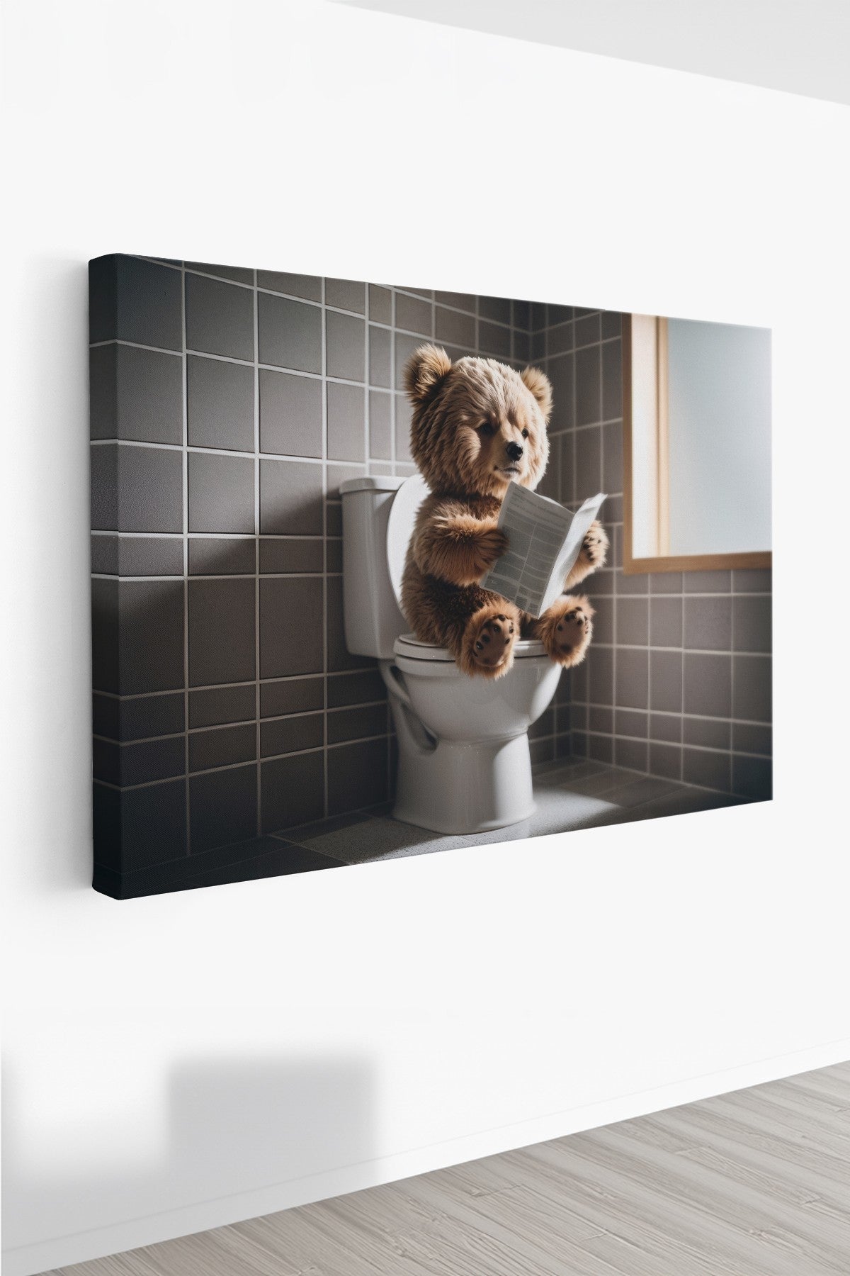 Quadro Decorativo em Tela 40x60cm - Arte Multicolor Premium 100% Canvas 3cm Espessura