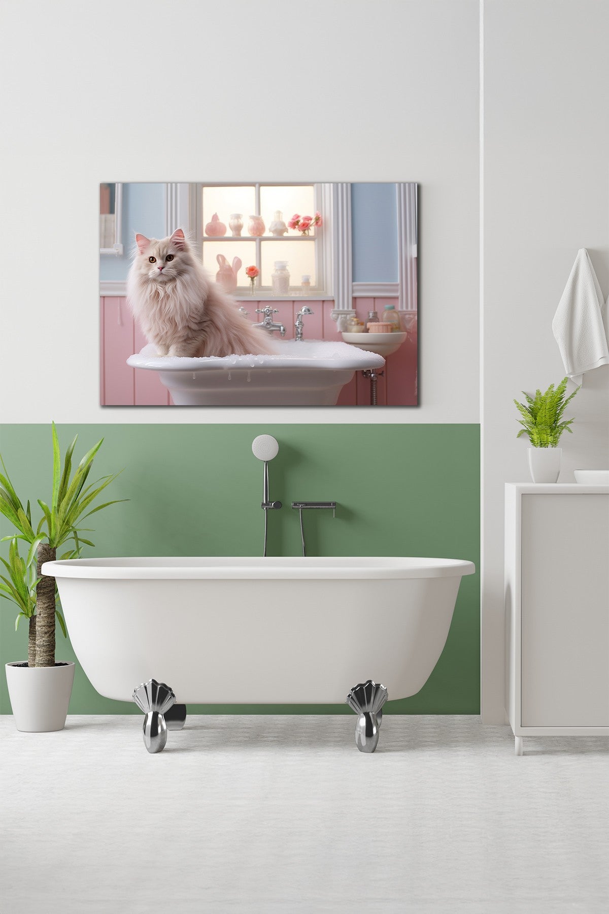 Quadro Decorativo em Tela 40x60cm - Arte Multicolor Premium 100% Canvas 3cm Espessura