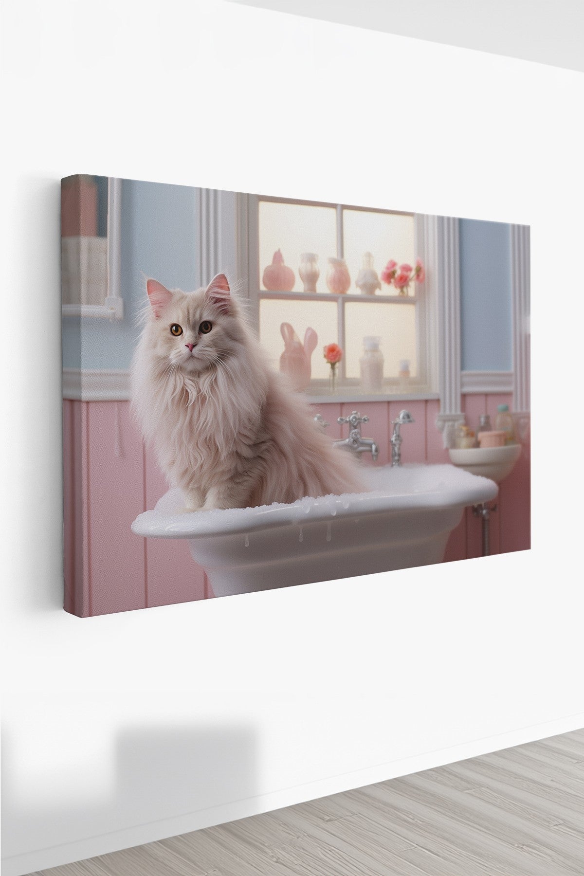 Quadro Decorativo em Tela 40x60cm - Arte Multicolor Premium 100% Canvas 3cm Espessura