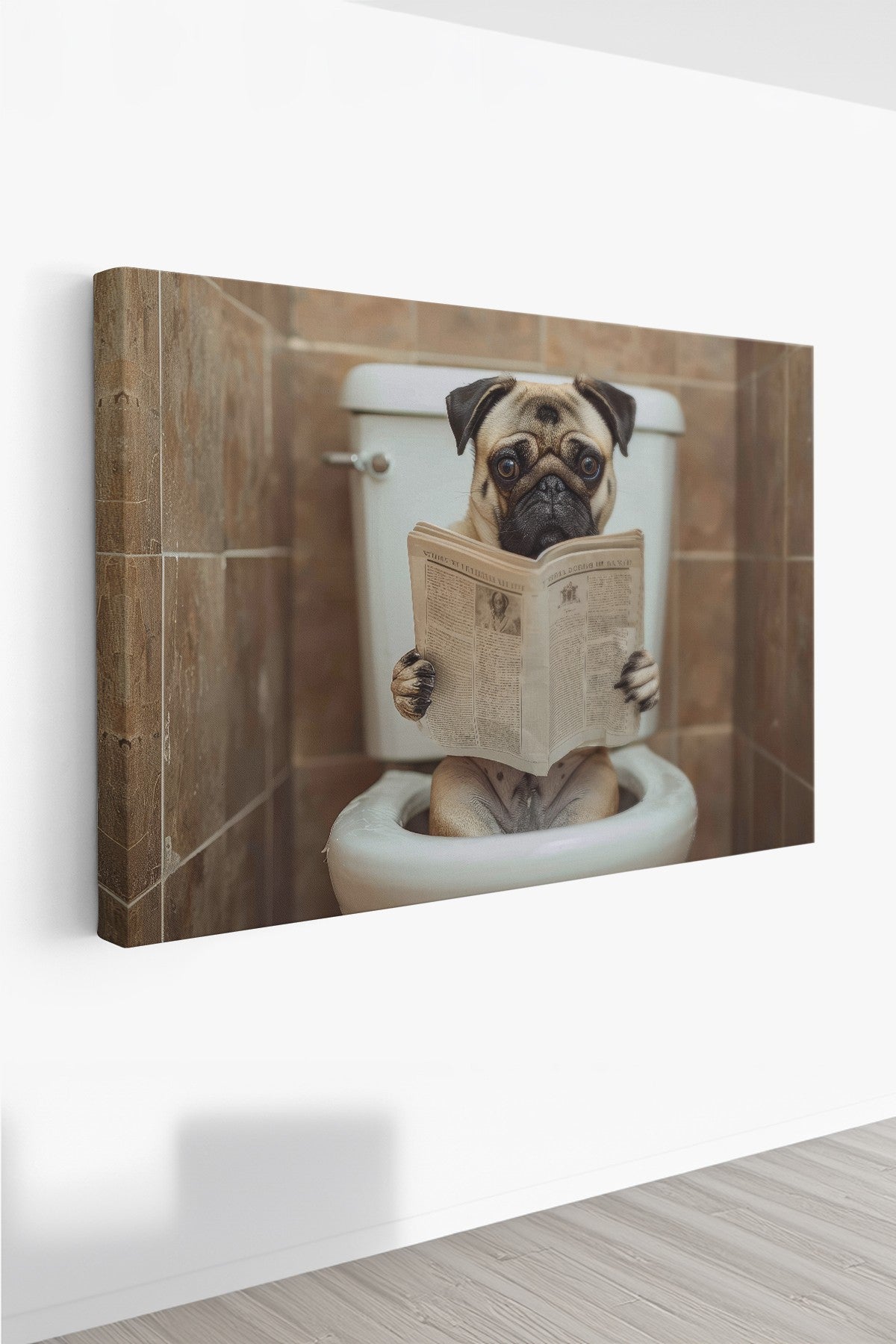 Quadro Decorativo em Tela 40x60cm - Arte Multicolor Premium 100% Canvas 3cm Espessura