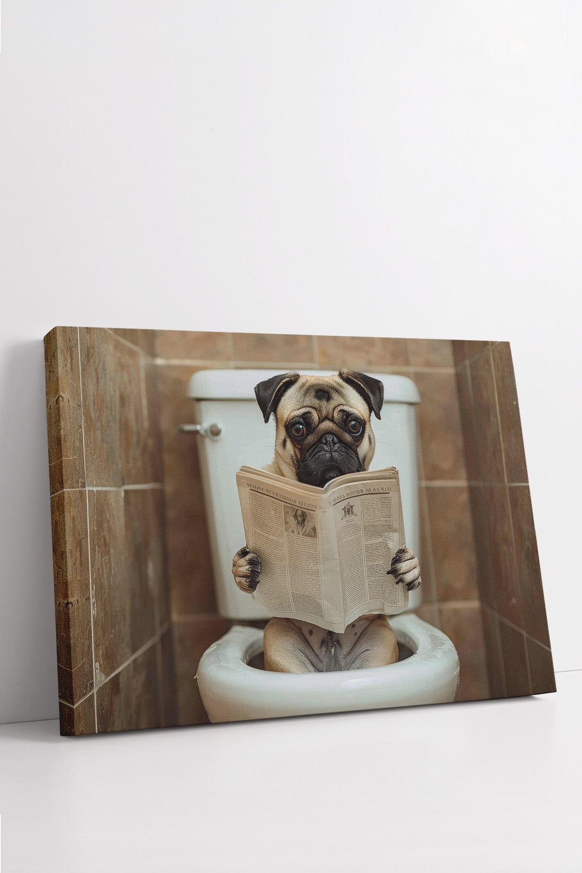 Quadro Decorativo em Tela 40x60cm - Arte Multicolor Premium 100% Canvas 3cm Espessura