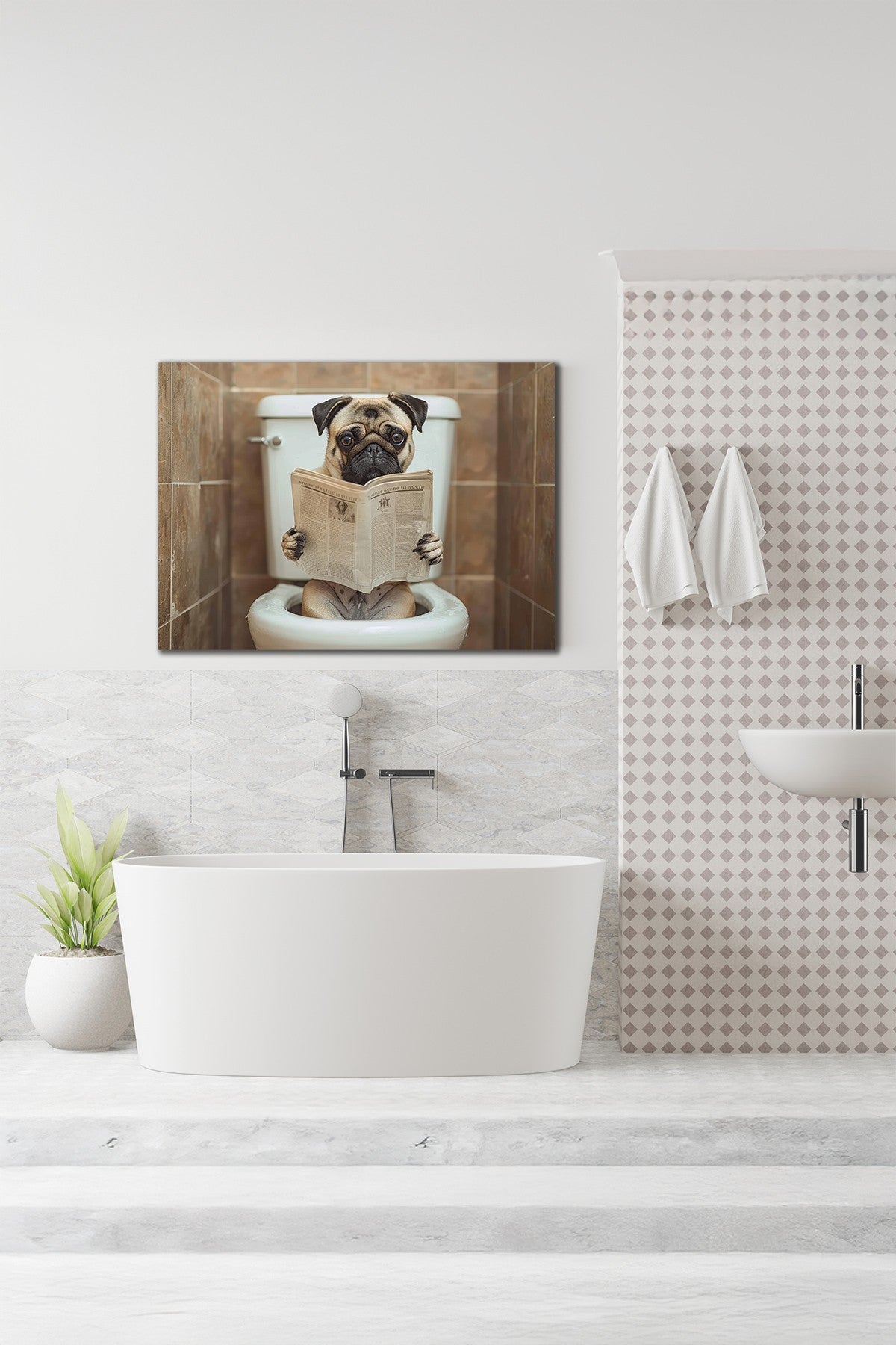 Quadro Decorativo em Tela 70x100cm - Arte Multicolor Premium 100% Canvas 3cm Espessura