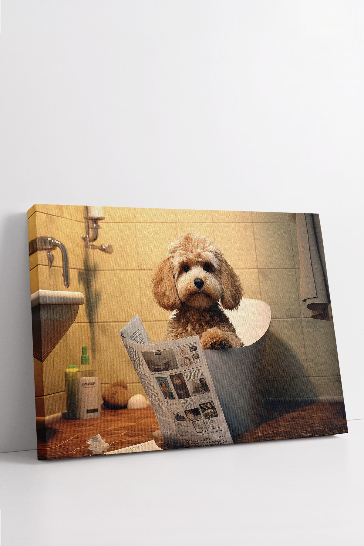 Quadro Decorativo em Tela 40x60cm - Arte Multicolor Premium 100% Canvas 3cm Espessura