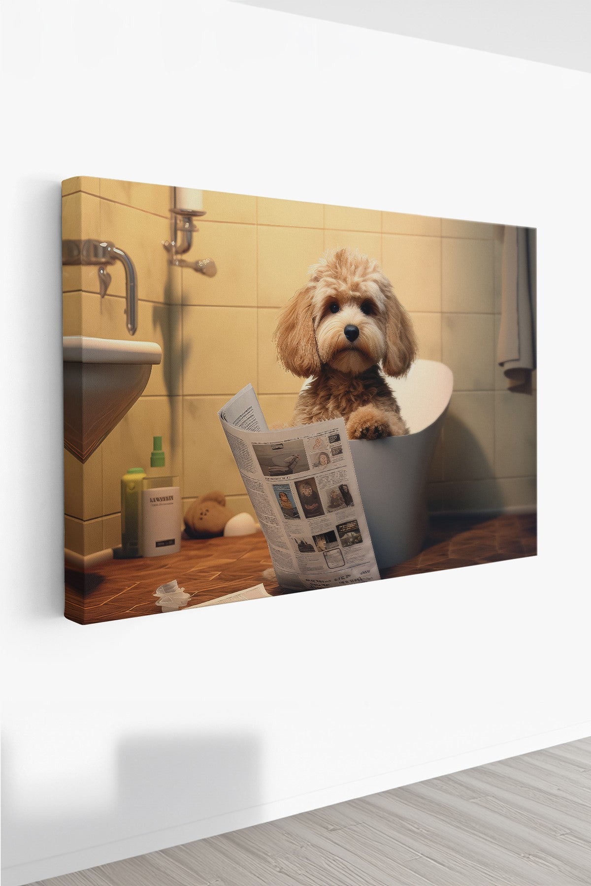 Quadro Decorativo em Tela 50x70cm - Arte Multicolor em Canvas 100% - Espessura 3cm para Decoração de Interiores