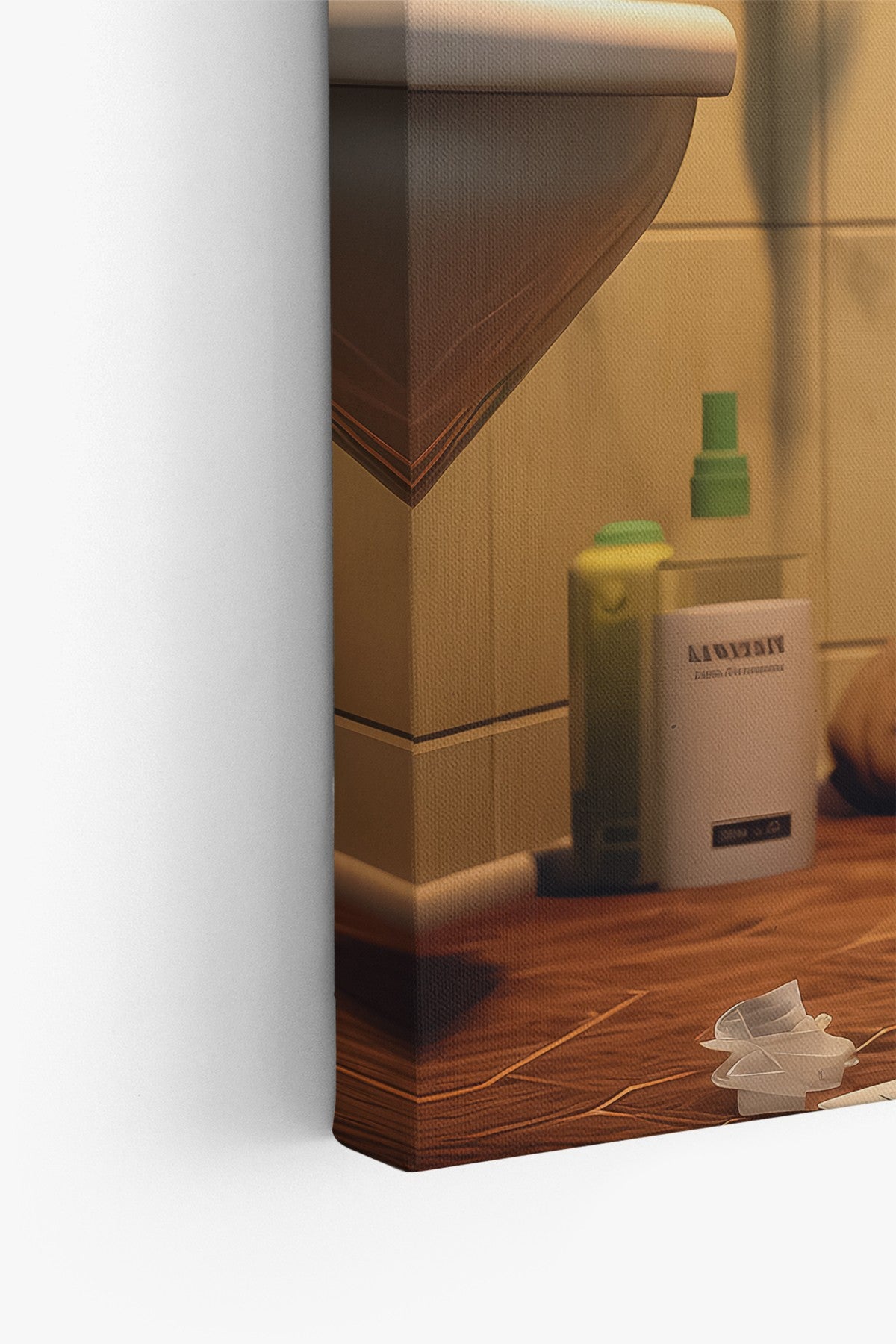 Quadro Decorativo em Tela 50x70cm - Arte Multicolor em Canvas 100% - Espessura 3cm para Decoração de Interiores