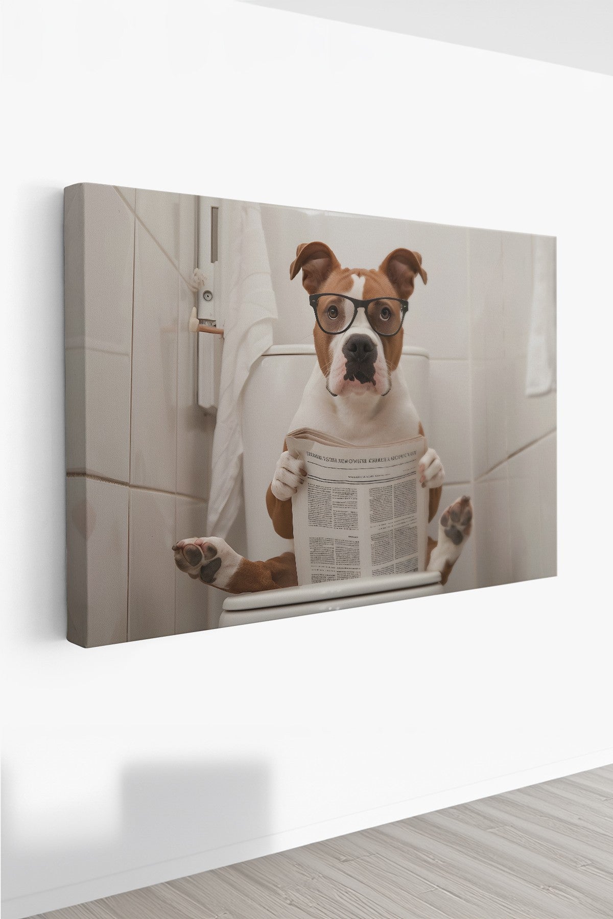 Quadro Decorativo em Tela 40x60cm - Arte Multicolor Premium 100% Canvas 3cm Espessura