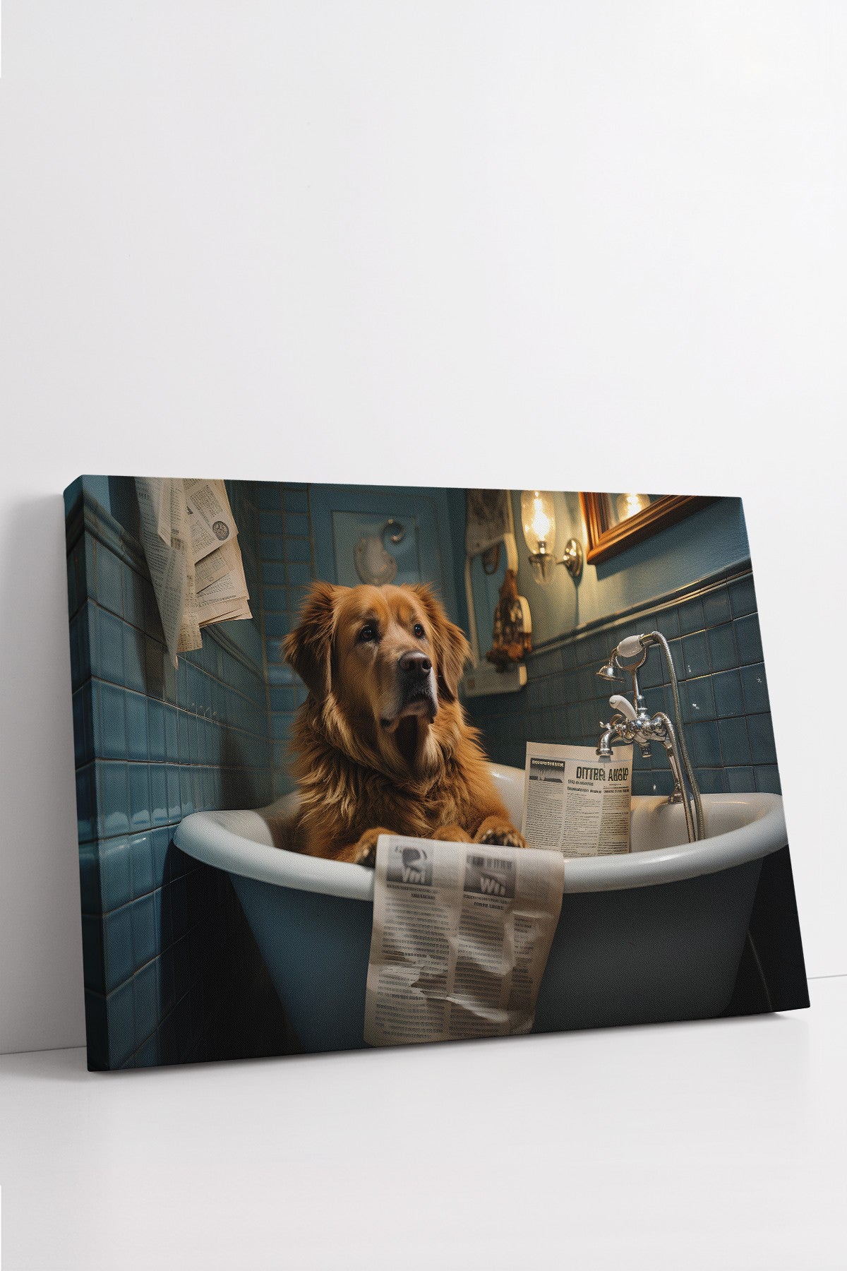 Quadro Decorativo em Tela 40x60cm - Arte Multicolor Premium 100% Canvas 3cm Espessura