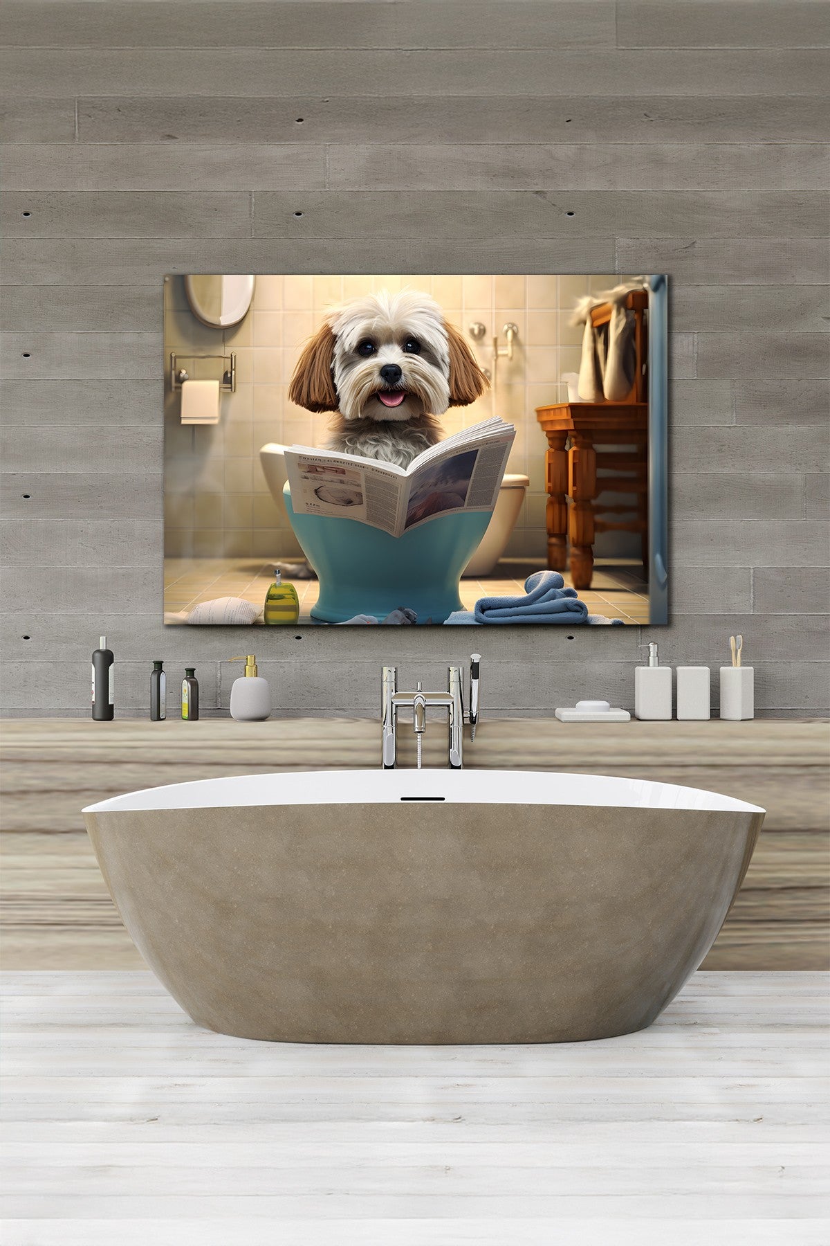 Quadro Decorativo em Tela 50x70cm - Arte Multicolor em Canvas 100% - Espessura 3cm para Decoração de Interiores