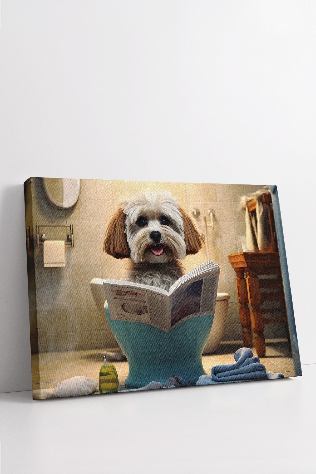 Quadro Decorativo em Tela 50x70cm - Arte Multicolor em Canvas 100% - Espessura 3cm para Decoração de Interiores