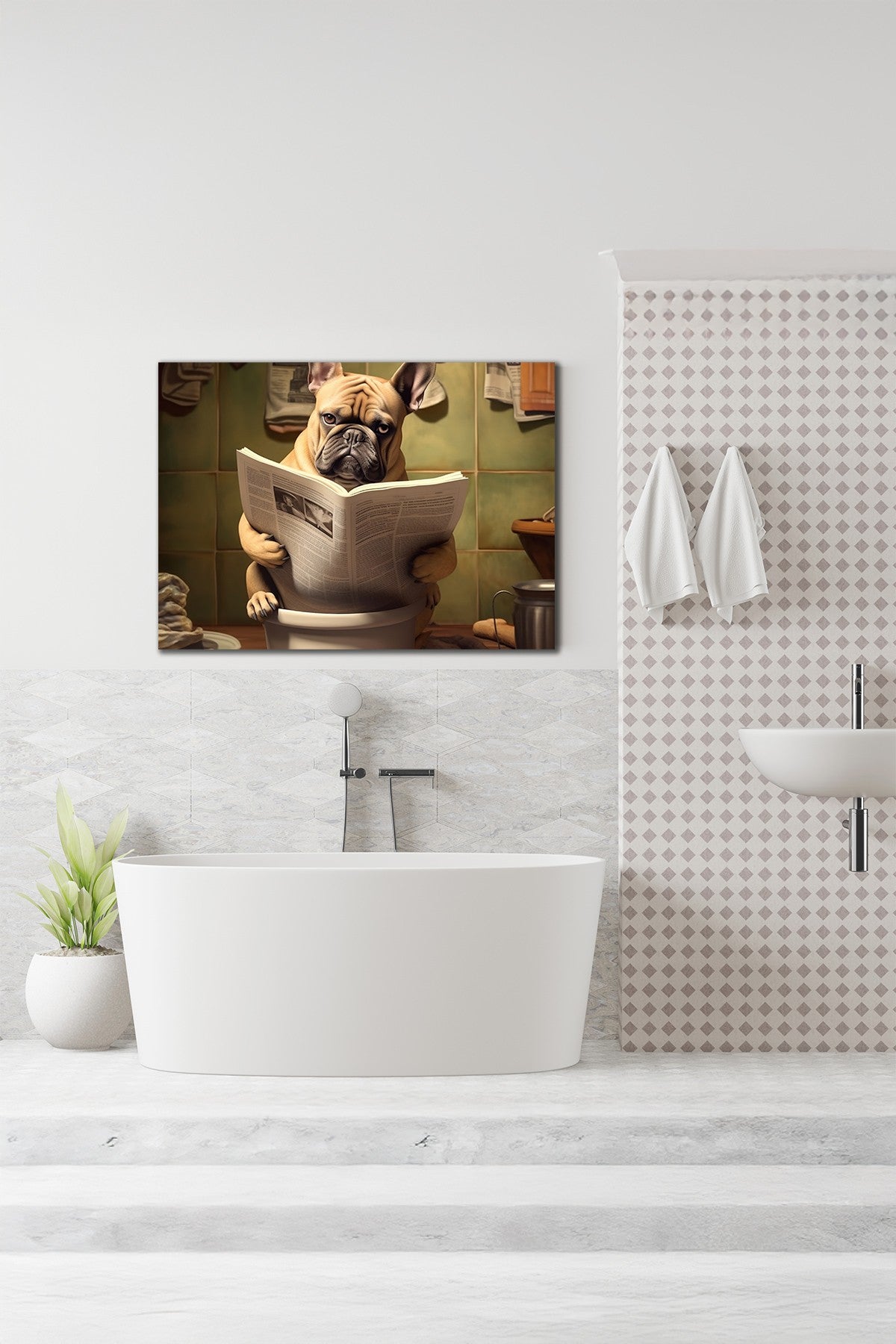 Quadro Decorativo em Tela 40x60cm - Arte Multicolor Premium 100% Canvas 3cm Espessura