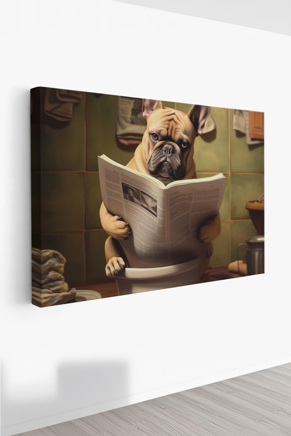 Quadro Decorativo em Tela 40x60cm - Arte Multicolor Premium 100% Canvas 3cm Espessura