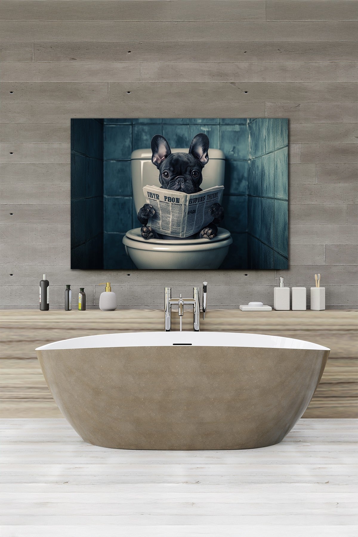 Quadro Decorativo em Tela 50x70cm - Arte Multicolor em Canvas 100% - Espessura 3cm para Decoração de Interiores