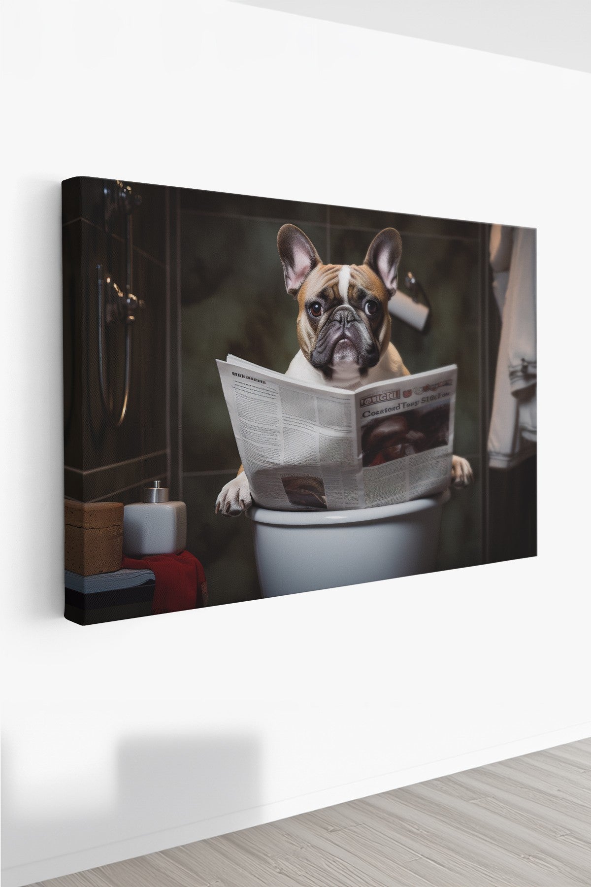 Quadro Decorativo em Tela 40x60cm - Arte Multicolor Premium 100% Canvas 3cm Espessura