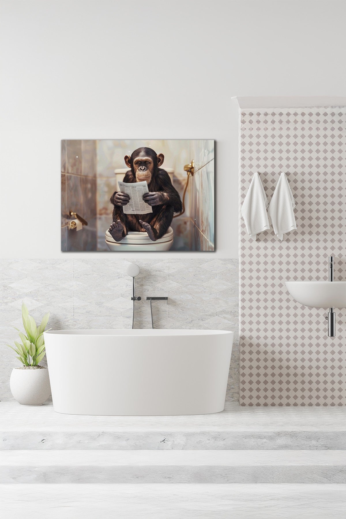 Quadro Decorativo em Tela 40x60cm - Arte Multicolor Premium 100% Canvas 3cm Espessura