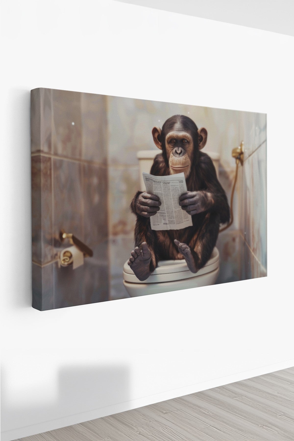 Quadro Decorativo em Tela 50x70cm - Arte Multicolor em Canvas 100% - Espessura 3cm para Decoração de Interiores