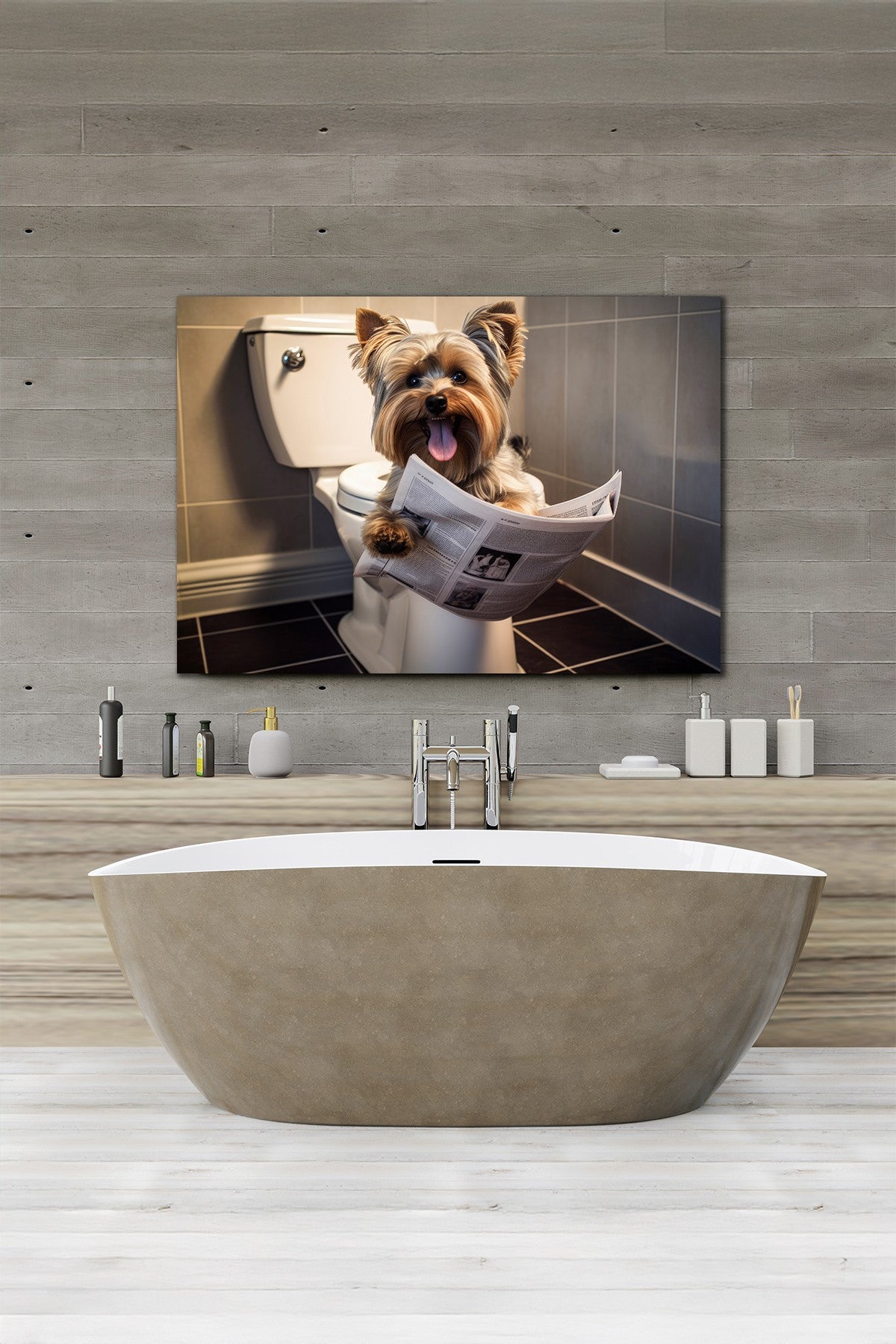 Quadro Decorativo em Tela 50x70cm - Arte Multicolor em Canvas 100% - Espessura 3cm para Decoração de Interiores