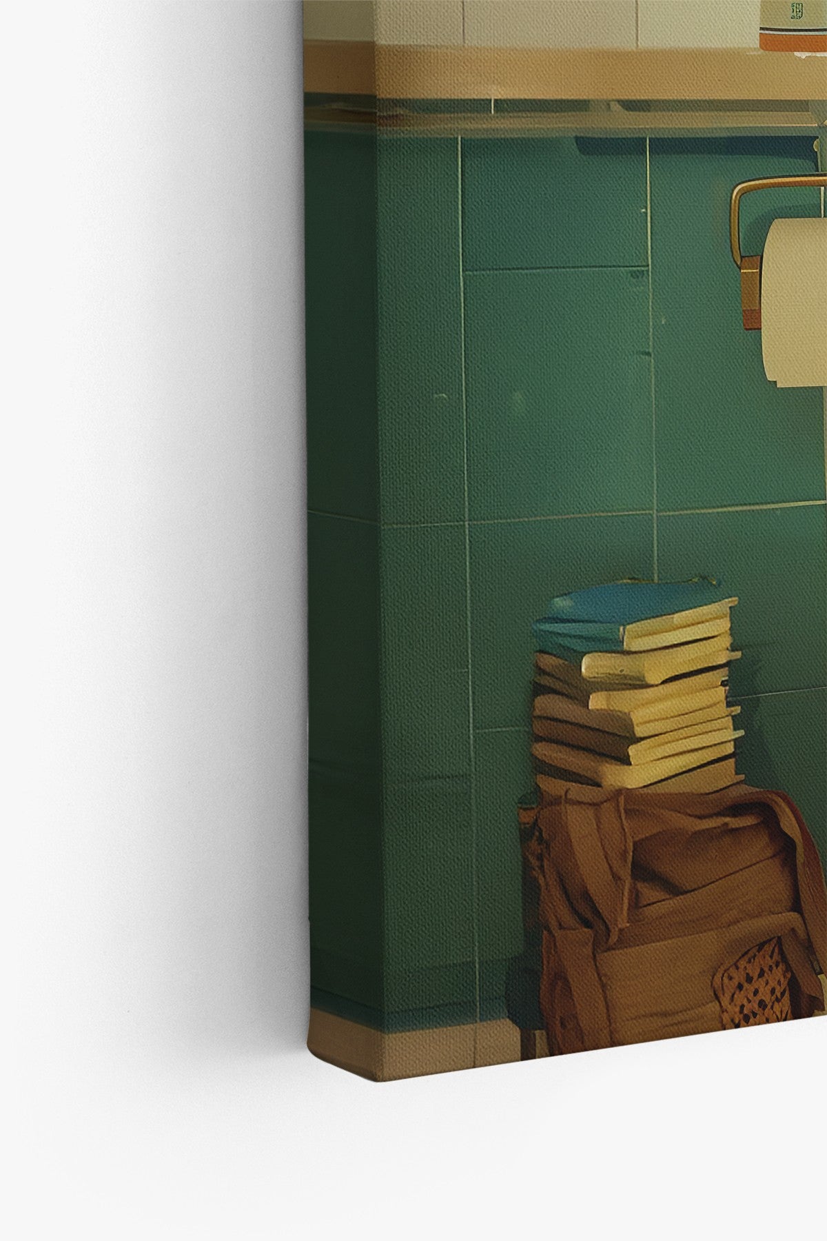 Quadro Decorativo em Tela 50x70cm - Arte Multicolor em Canvas 100% - Espessura 3cm para Decoração de Interiores