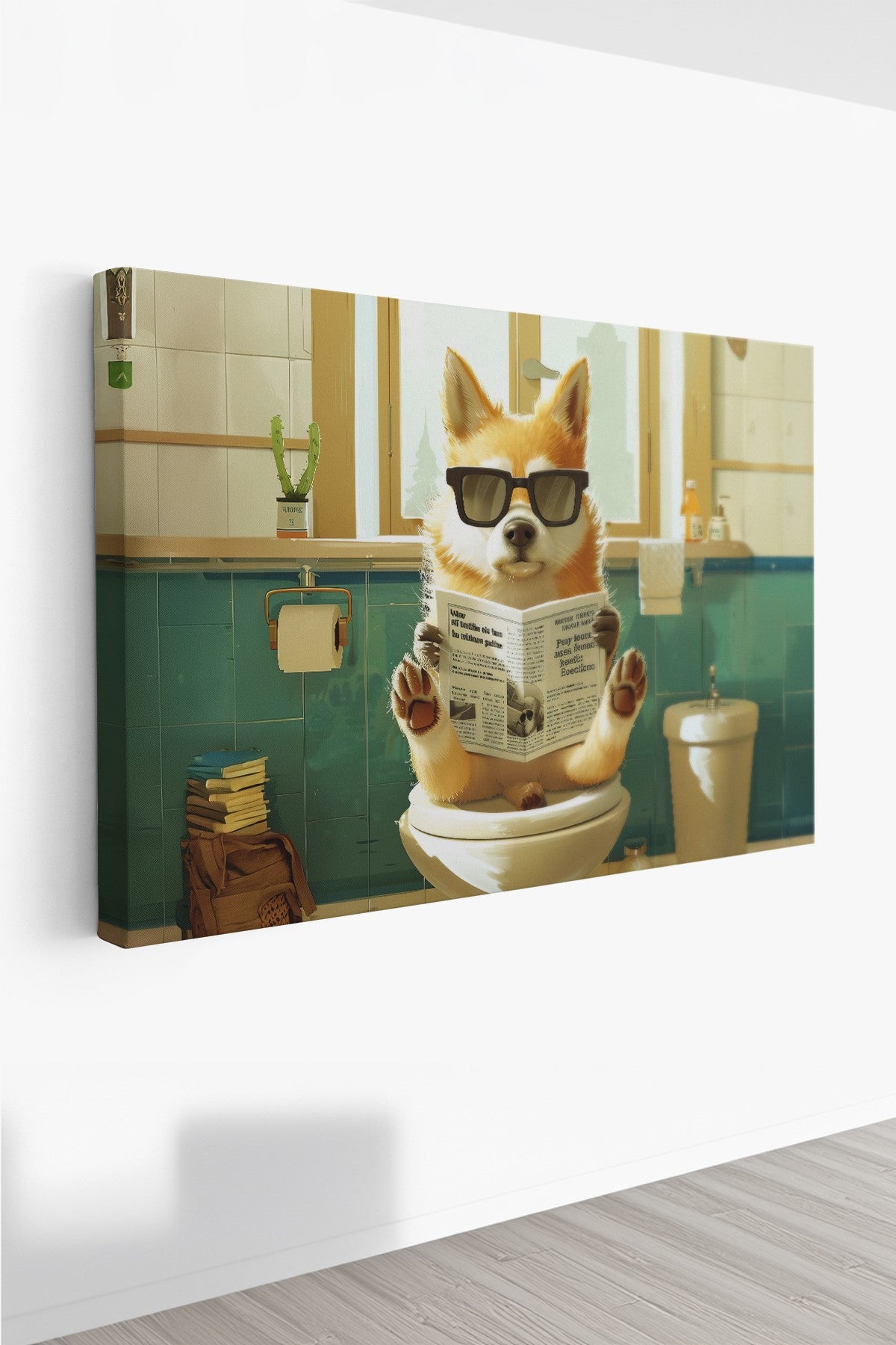 Quadro Decorativo em Tela 70x100cm - Arte Multicolor Premium 100% Canvas 3cm Espessura