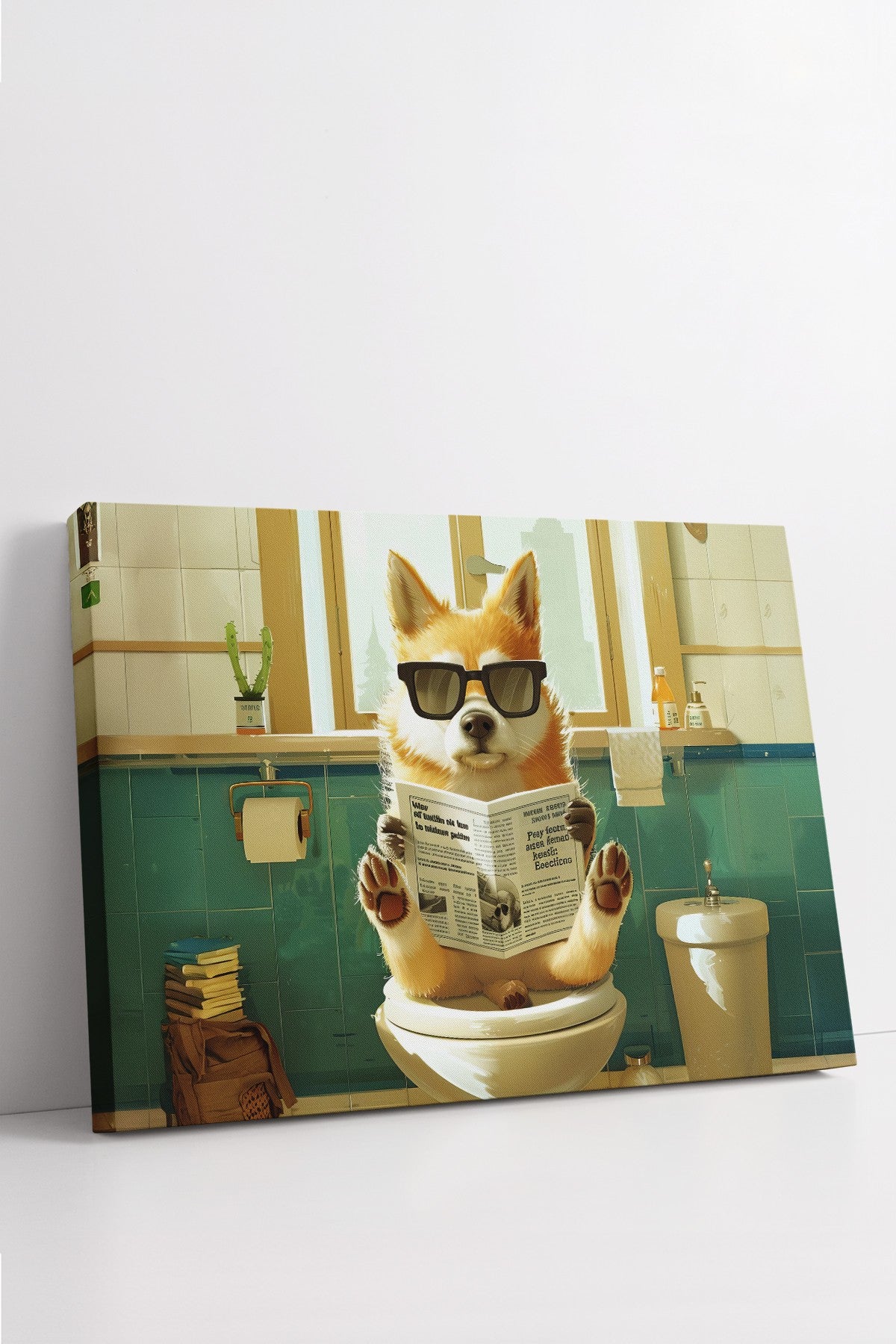 Quadro Decorativo em Tela 70x100cm - Arte Multicolor Premium 100% Canvas 3cm Espessura