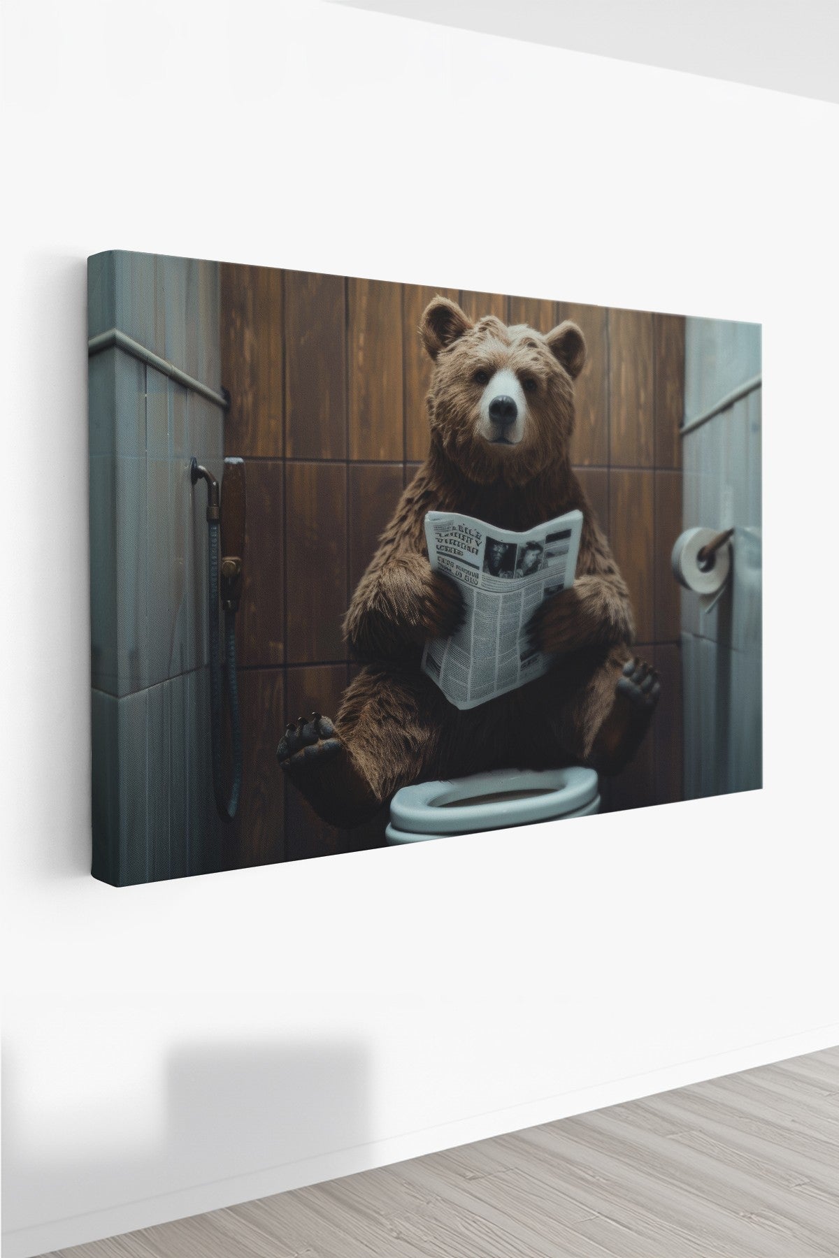 Quadro Decorativo em Tela 40x60cm - Arte Multicolor Premium 100% Canvas 3cm Espessura