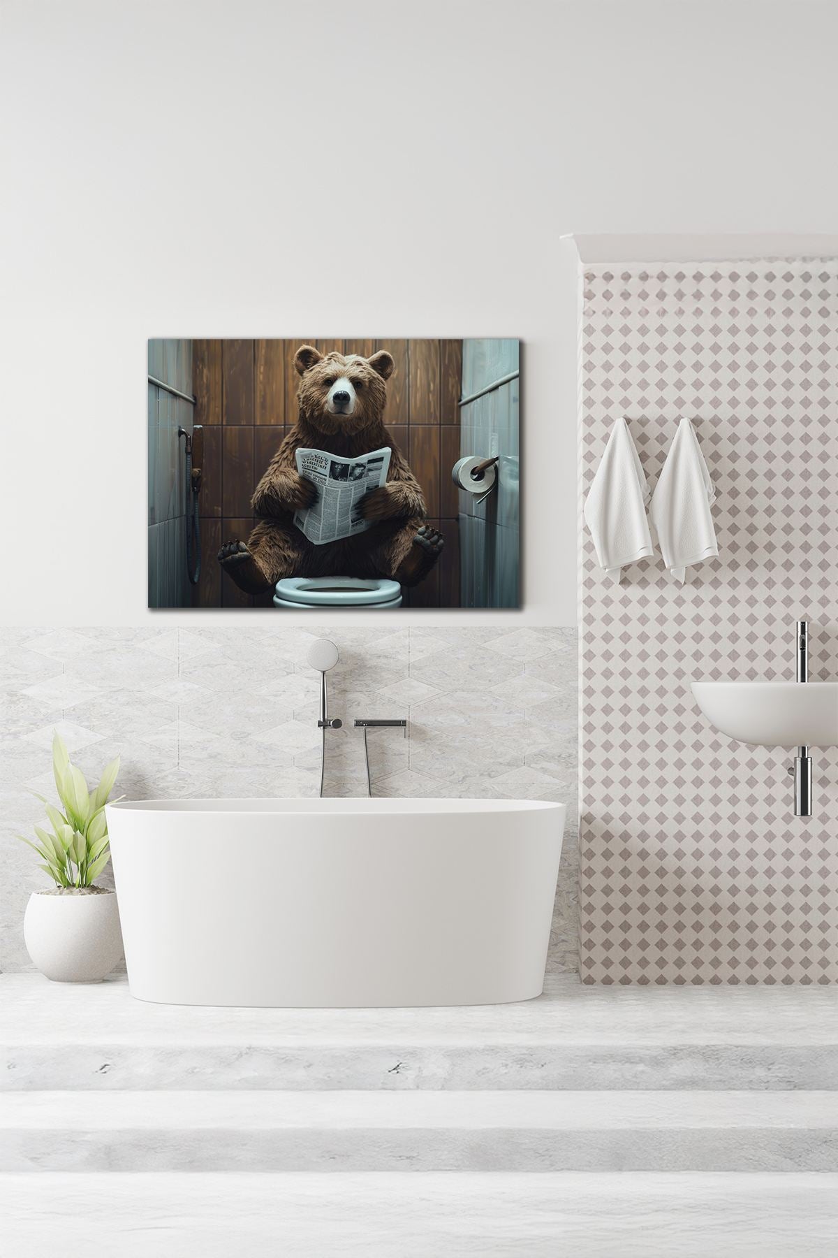 Quadro Decorativo em Tela 50x70cm - Arte Multicolor em Canvas 100% - Espessura 3cm para Decoração de Interiores