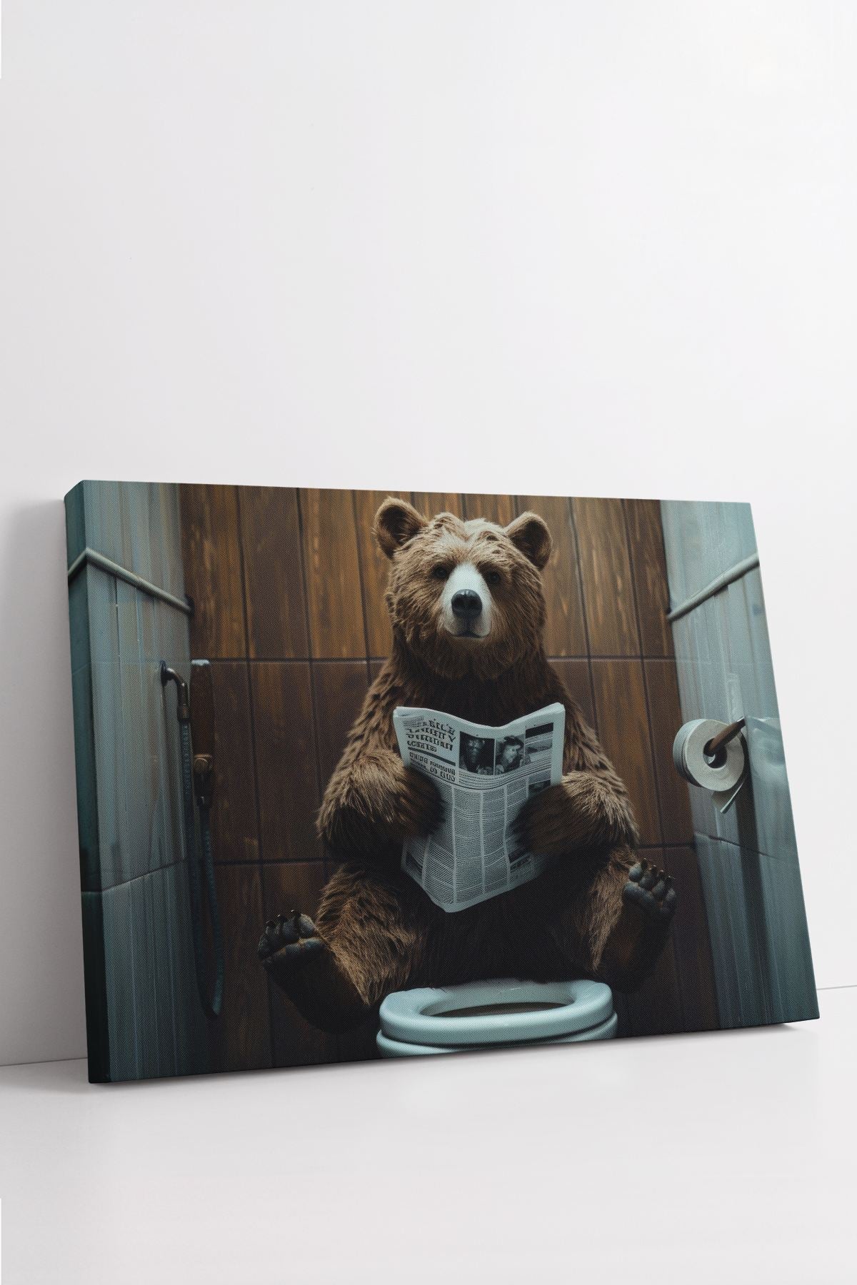 Quadro Decorativo em Tela 50x70cm - Arte Multicolor em Canvas 100% - Espessura 3cm para Decoração de Interiores