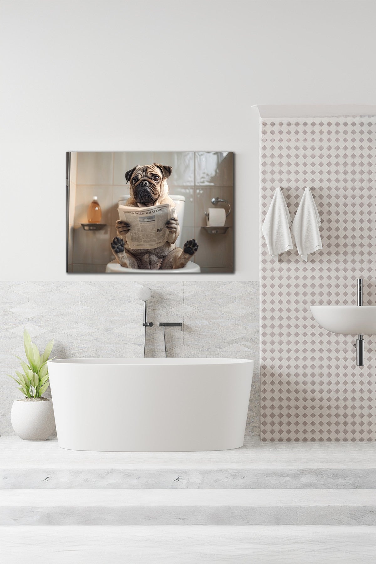 Quadro Decorativo em Tela 70x100cm - Arte Multicolor Premium 100% Canvas 3cm Espessura