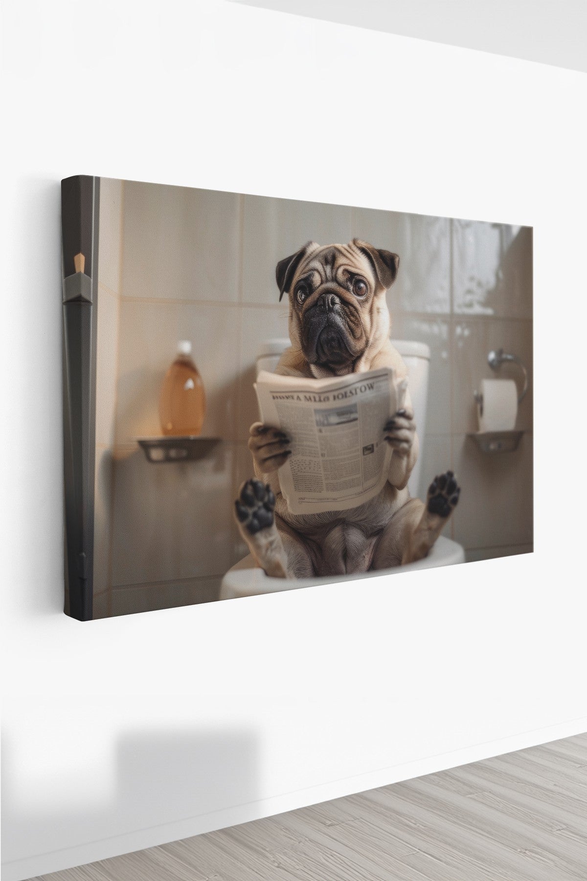 Quadro Decorativo em Tela 70x100cm - Arte Multicolor Premium 100% Canvas 3cm Espessura