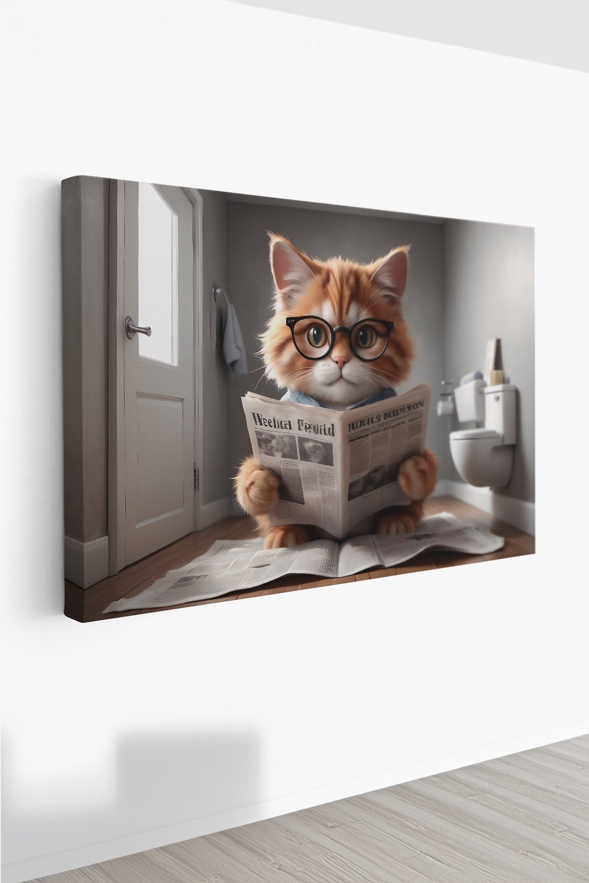 Quadro Decorativo em Tela 40x60cm - Arte Multicolor Premium 100% Canvas 3cm Espessura