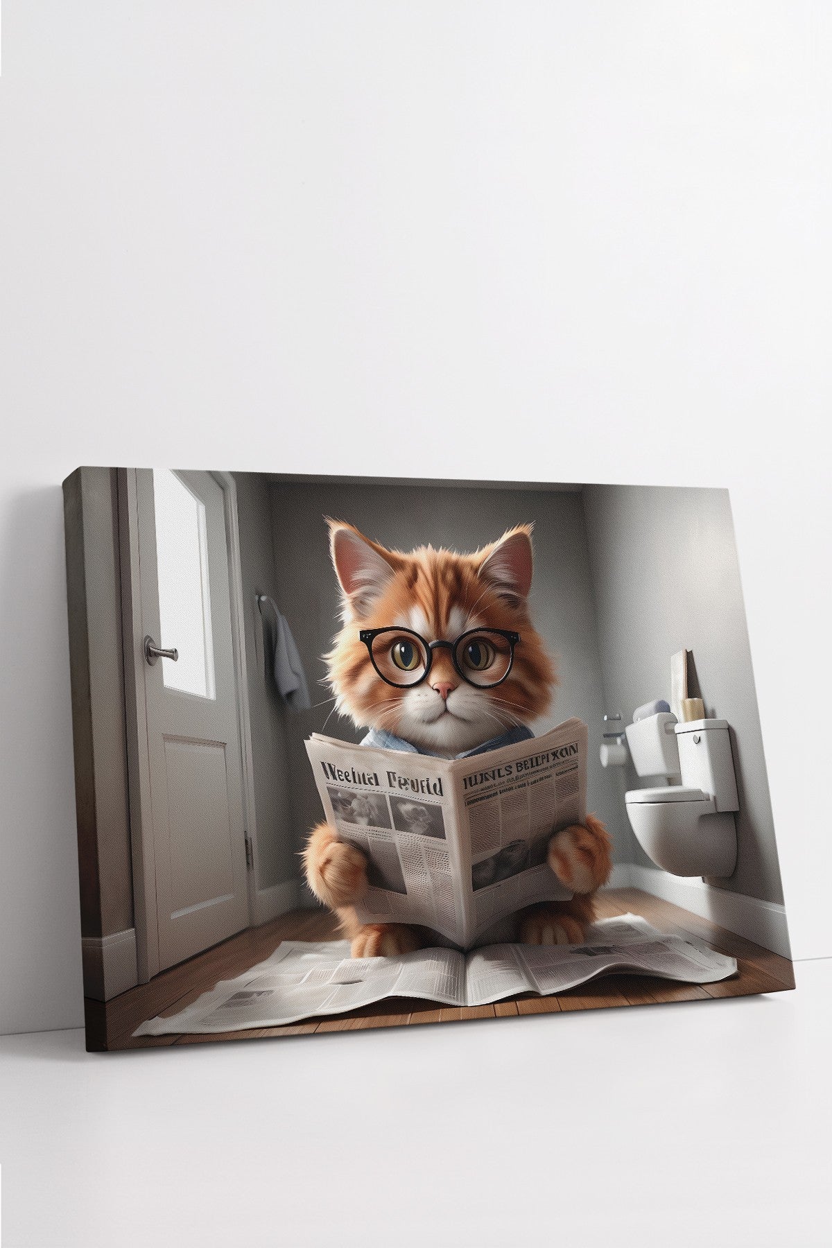 Quadro Decorativo em Tela 40x60cm - Arte Multicolor Premium 100% Canvas 3cm Espessura