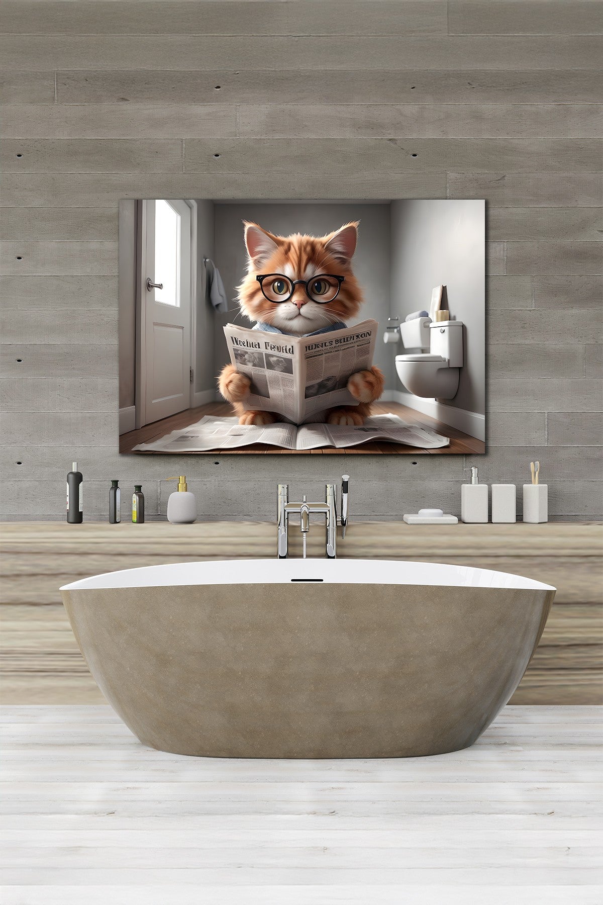 Quadro Decorativo em Tela 70x100cm - Arte Multicolor Premium 100% Canvas 3cm Espessura